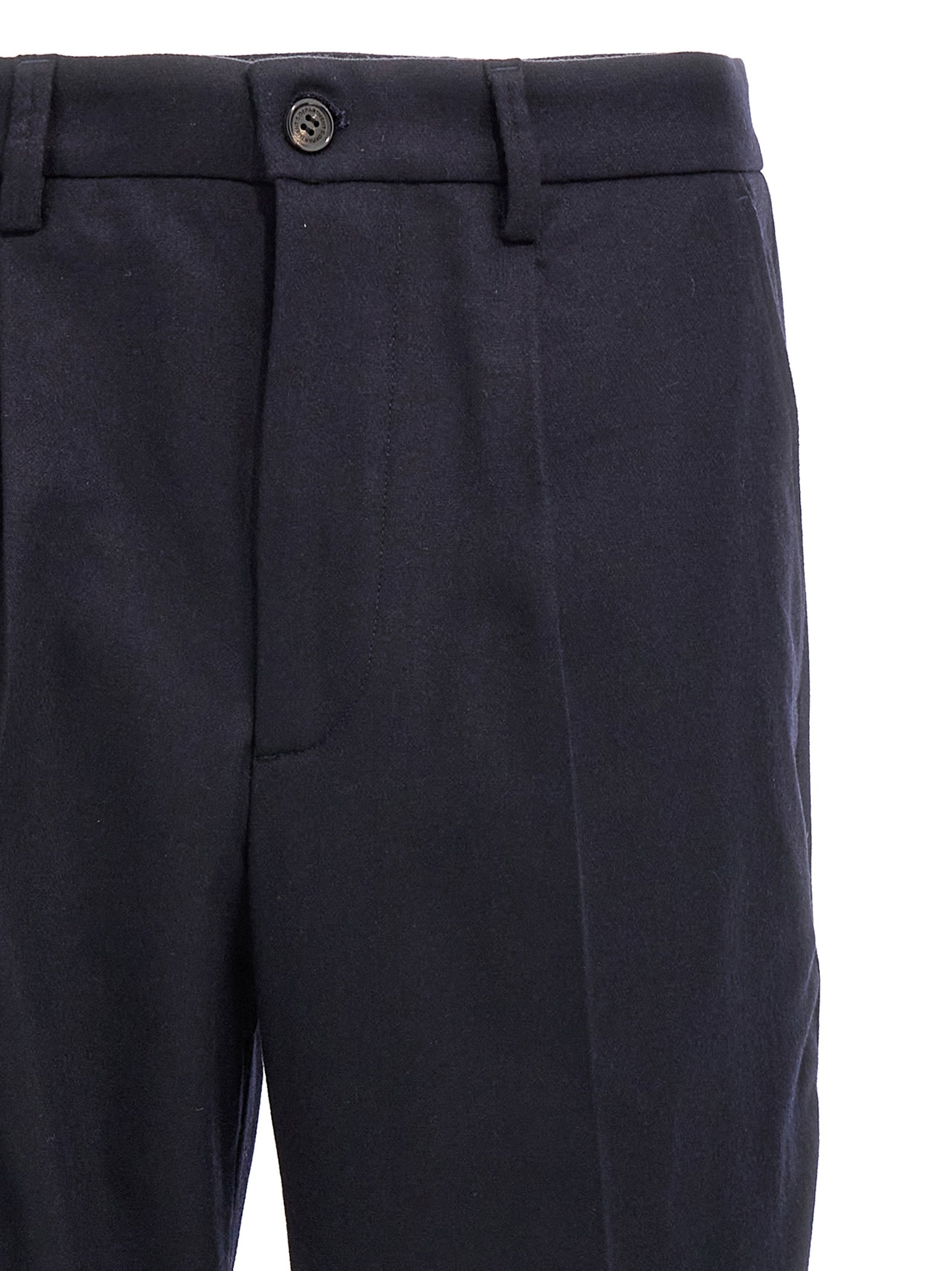 Department 5 Blue Wool Dress Men's Pants
