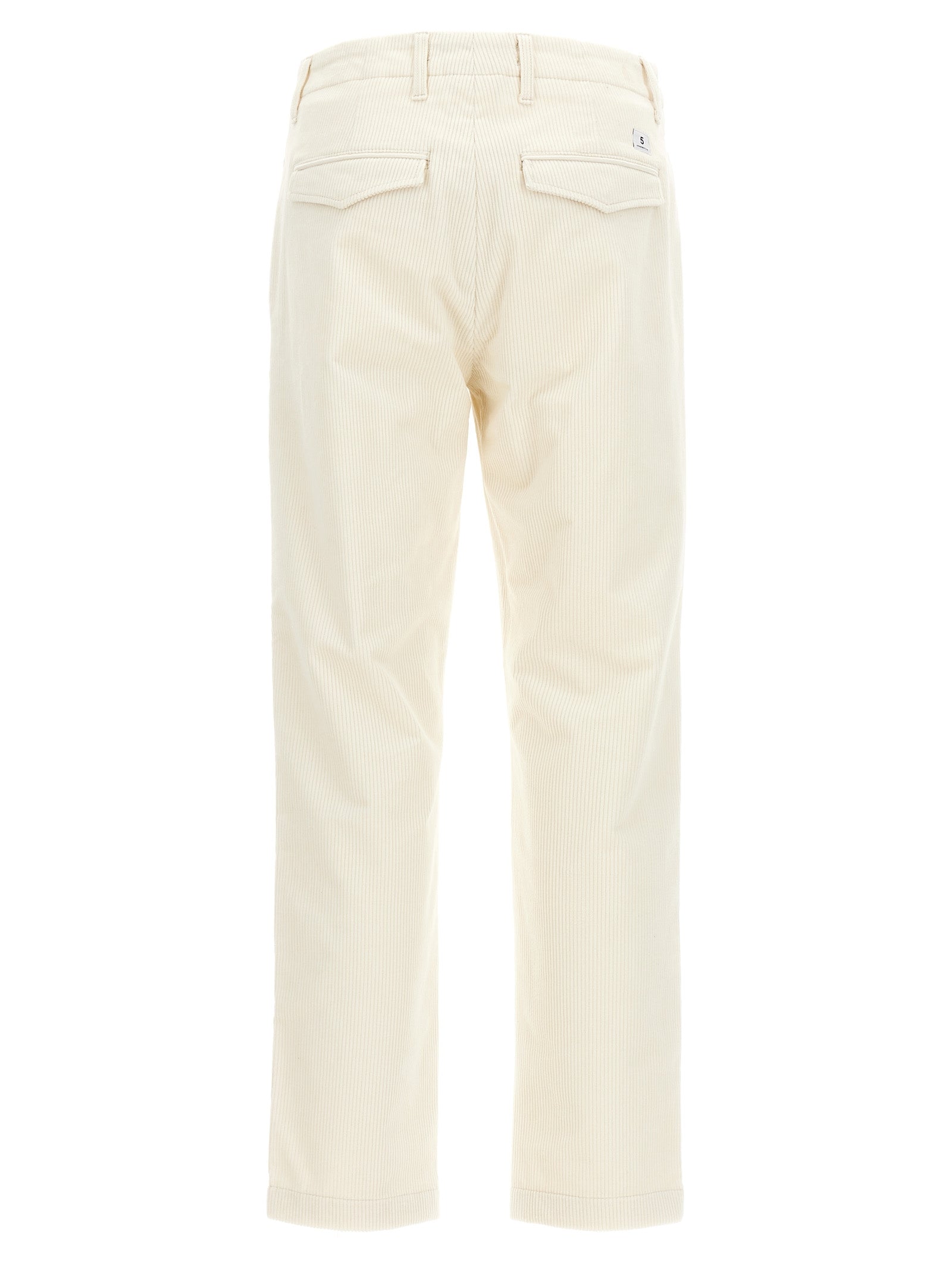 Department 5 White Cotton Casual Men's Pants
