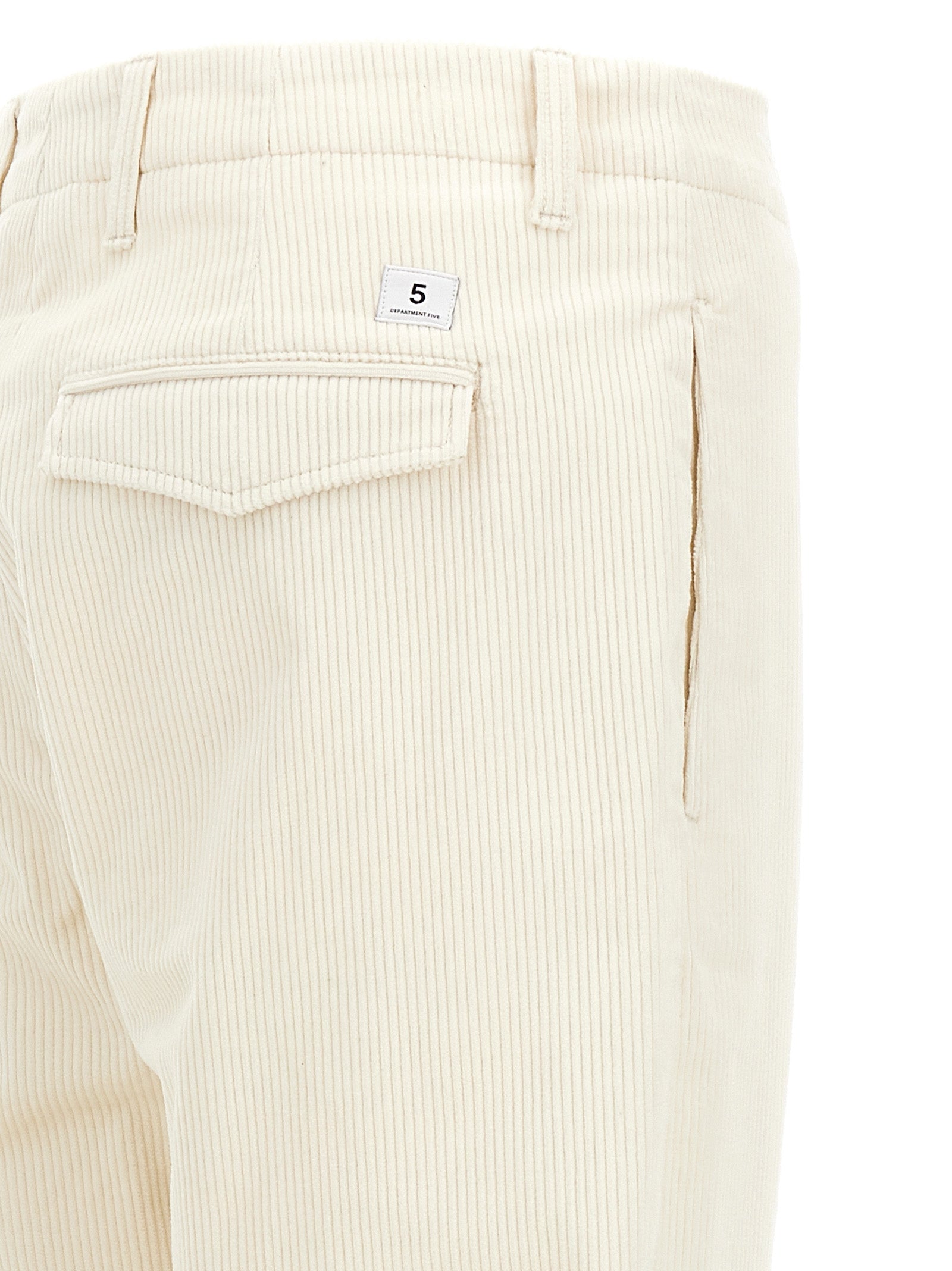 Department 5 White Cotton Casual Men's Pants