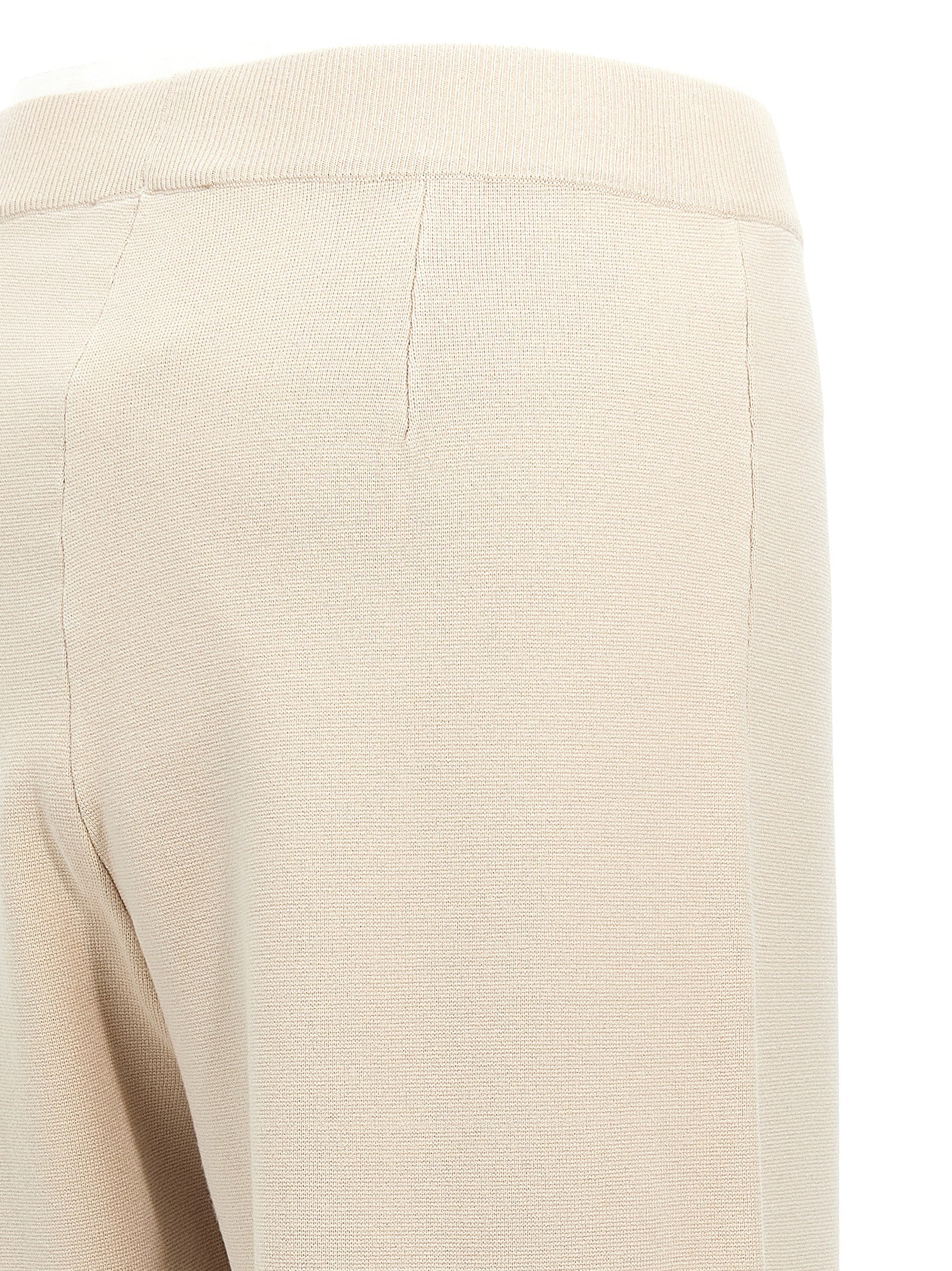 Max Mara Beige Viscose Casual Women's Pants