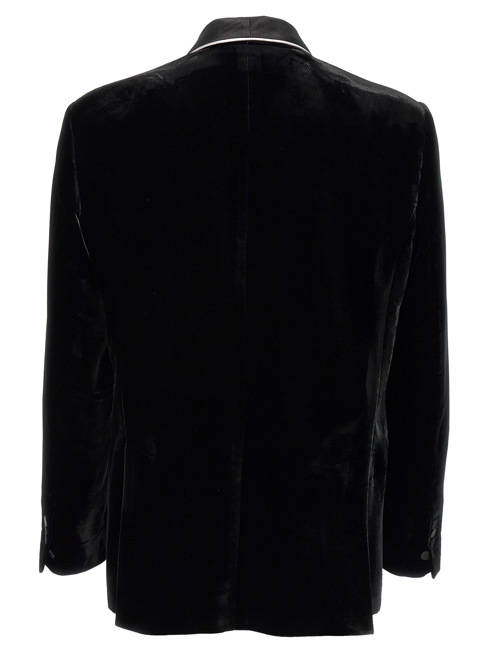 Dsquared² Black Viscose Men's Blazer