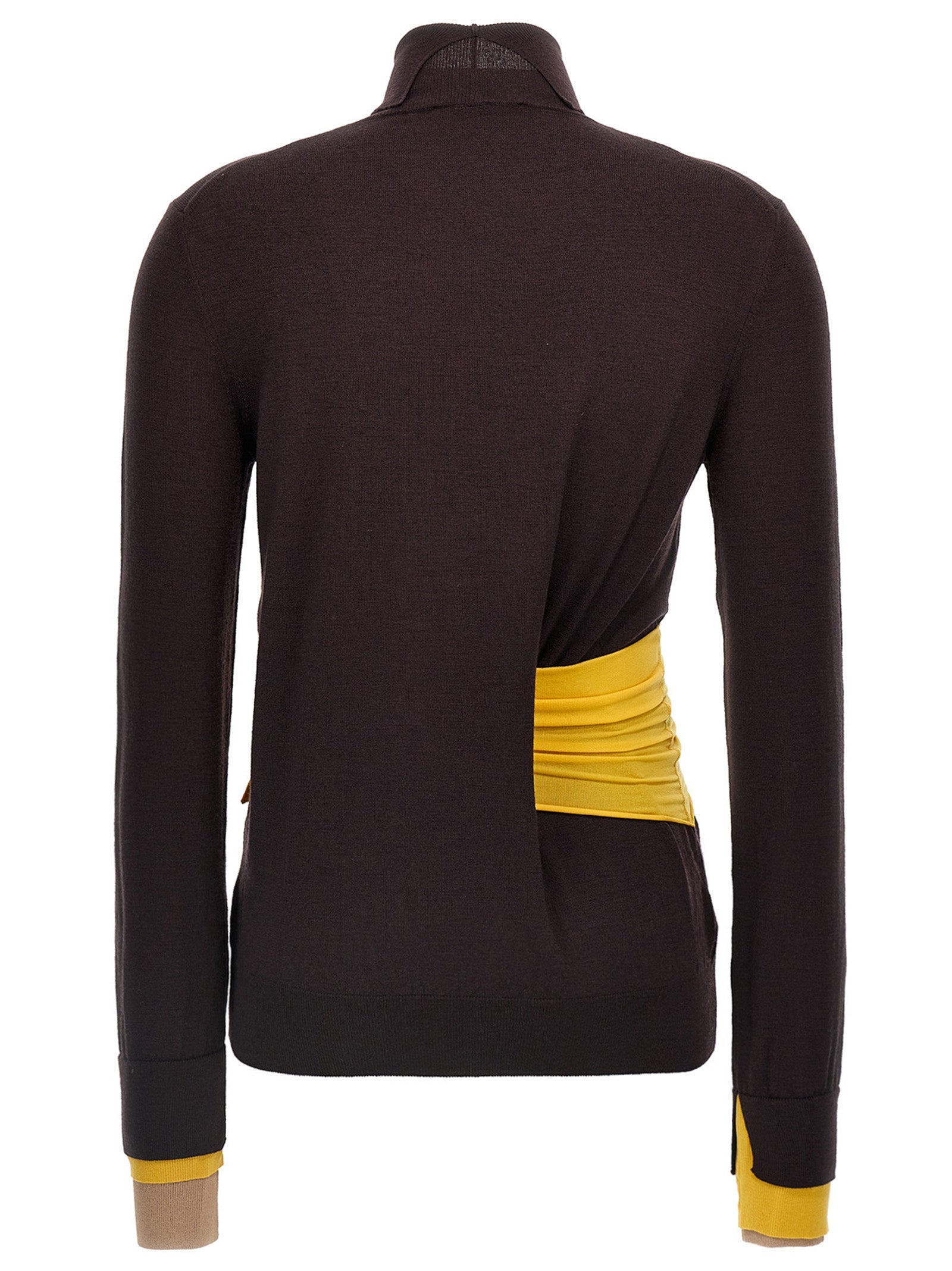 Fendi Purple Virgin Wool Women's Cardigan