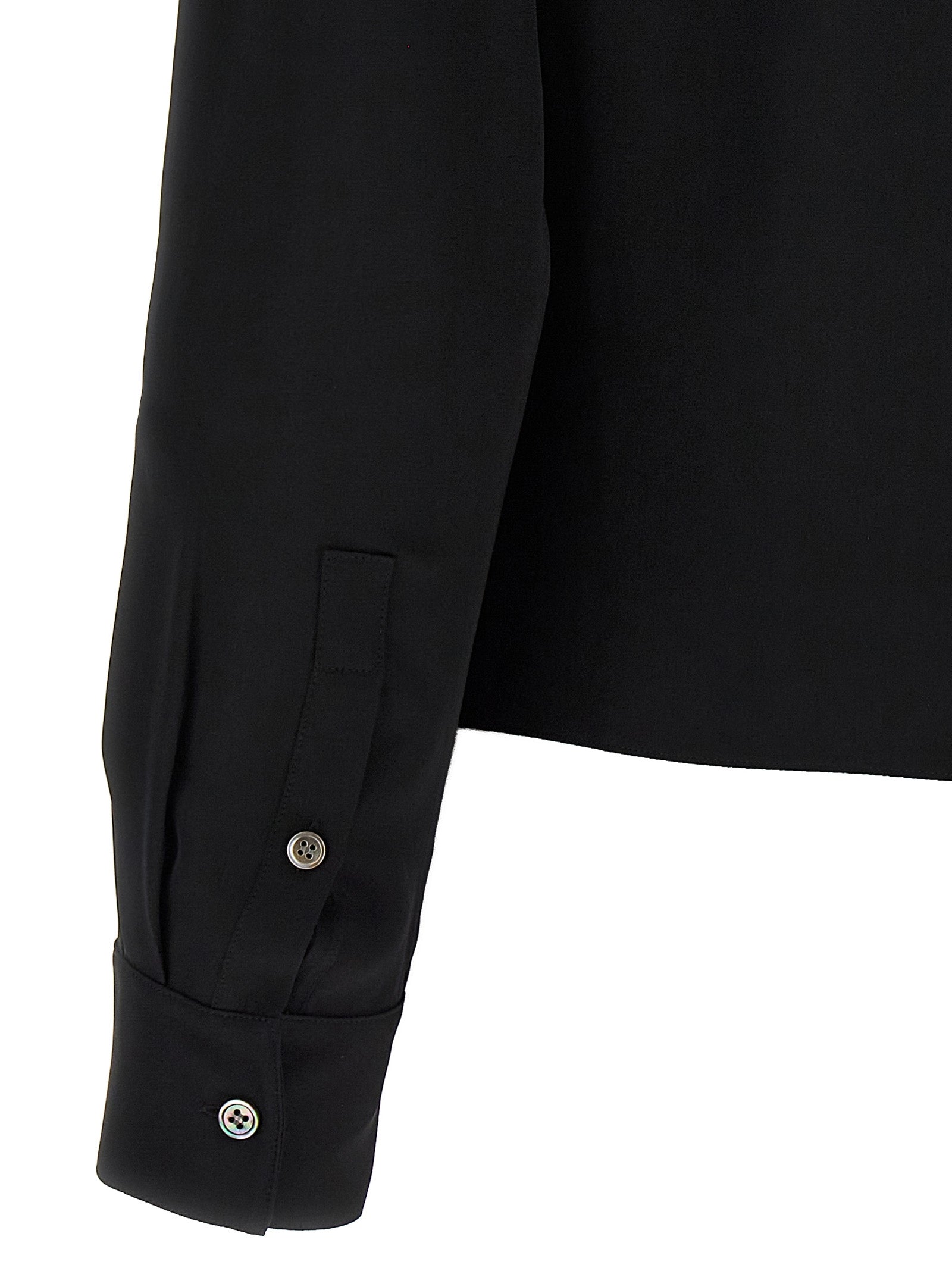 Theory Black Silk Women's Blouse