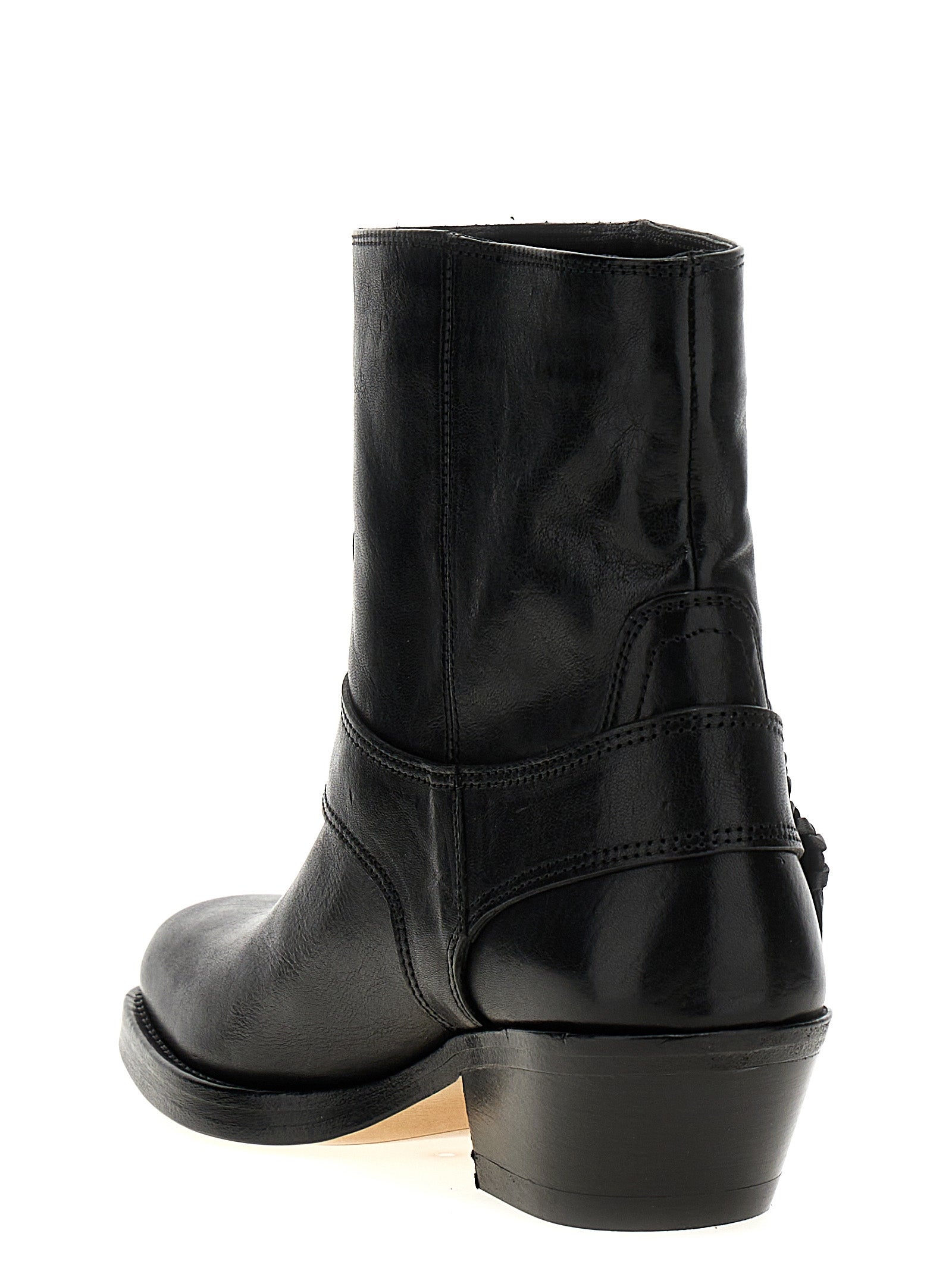 Isabel Marant Black Cowhide Chelsea Women's Boots