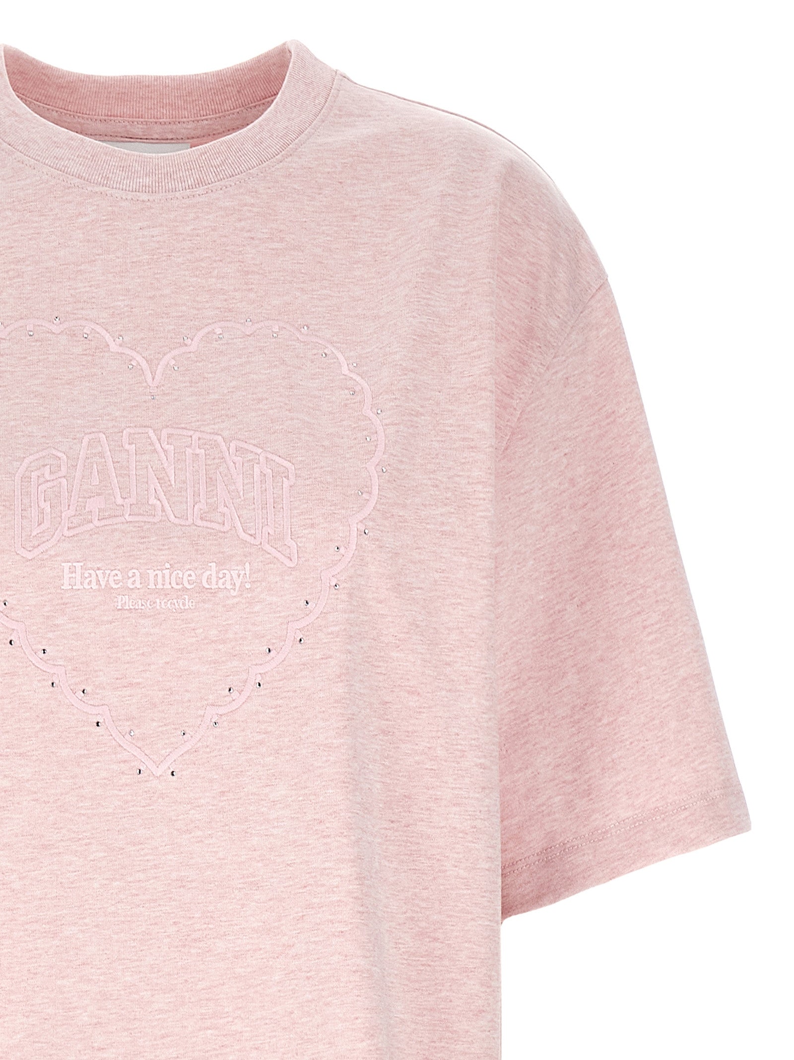 Ganni Multicolor Cotton Women's T-Shirt
