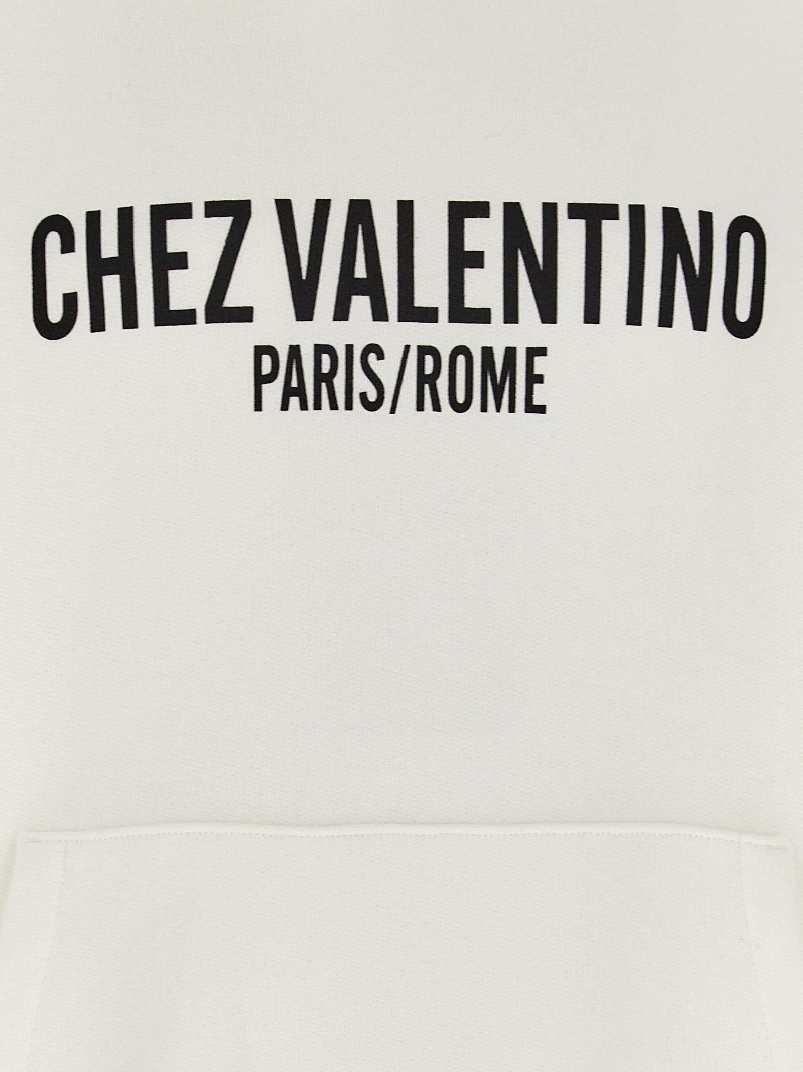 Valentino Garavani White Cotton Men's Sweatshirt