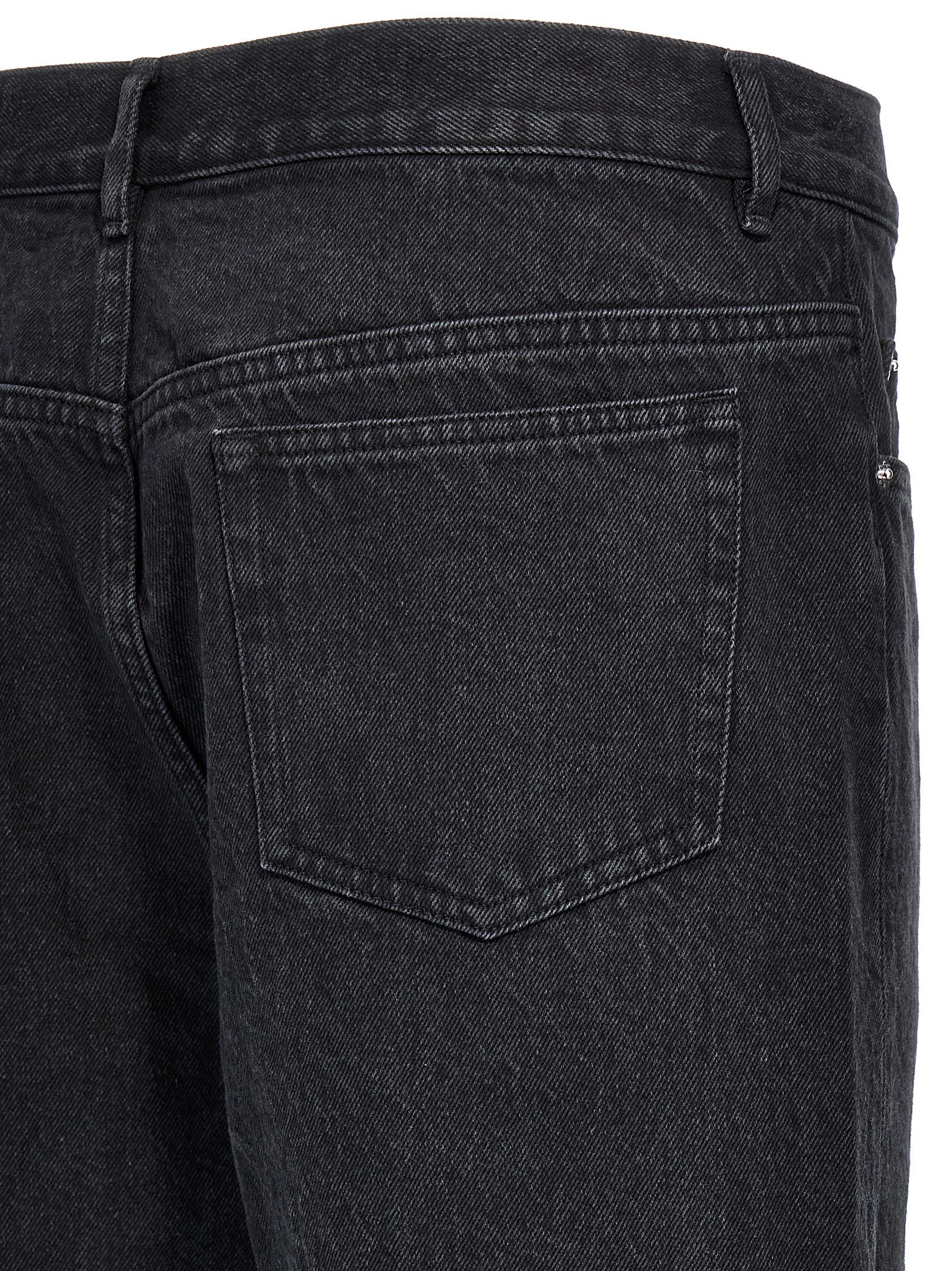 A.P.C. Black Cotton Straight-Leg Men's Jeans