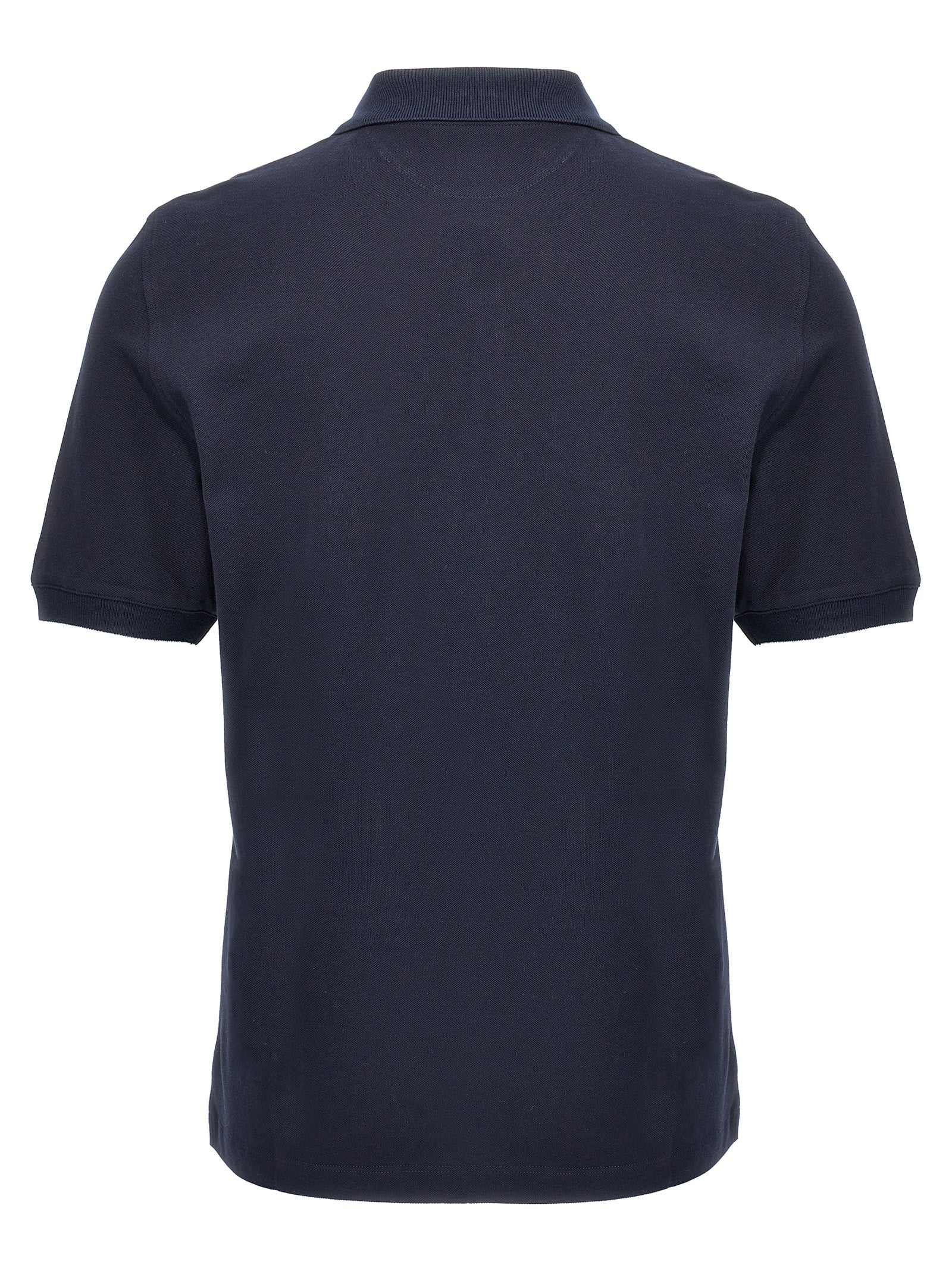Brunello Cucinelli Blue Cotton Polo Men's Shirt