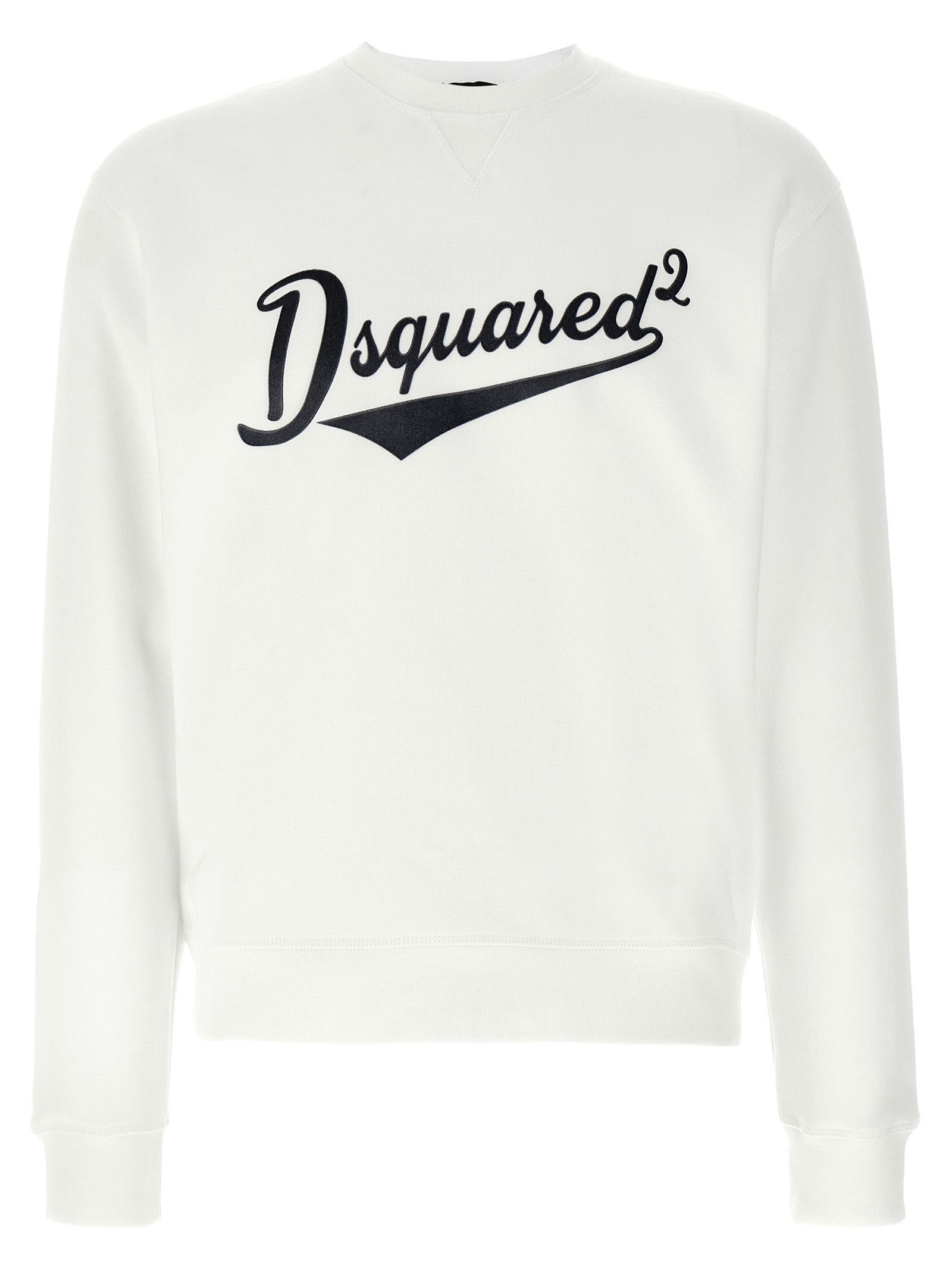 Dsquared² White Cotton Men's Sweatshirt