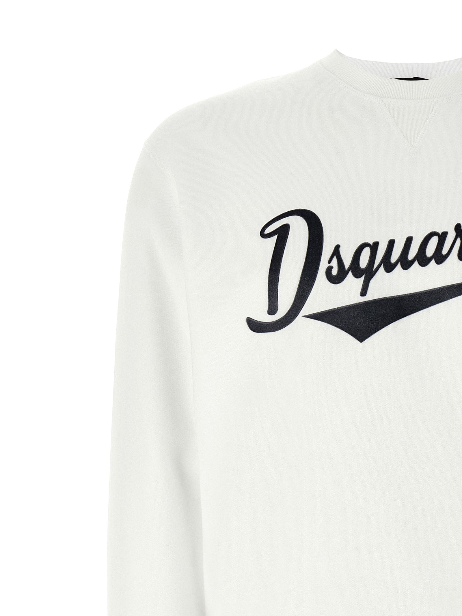 Dsquared² White Cotton Men's Sweatshirt