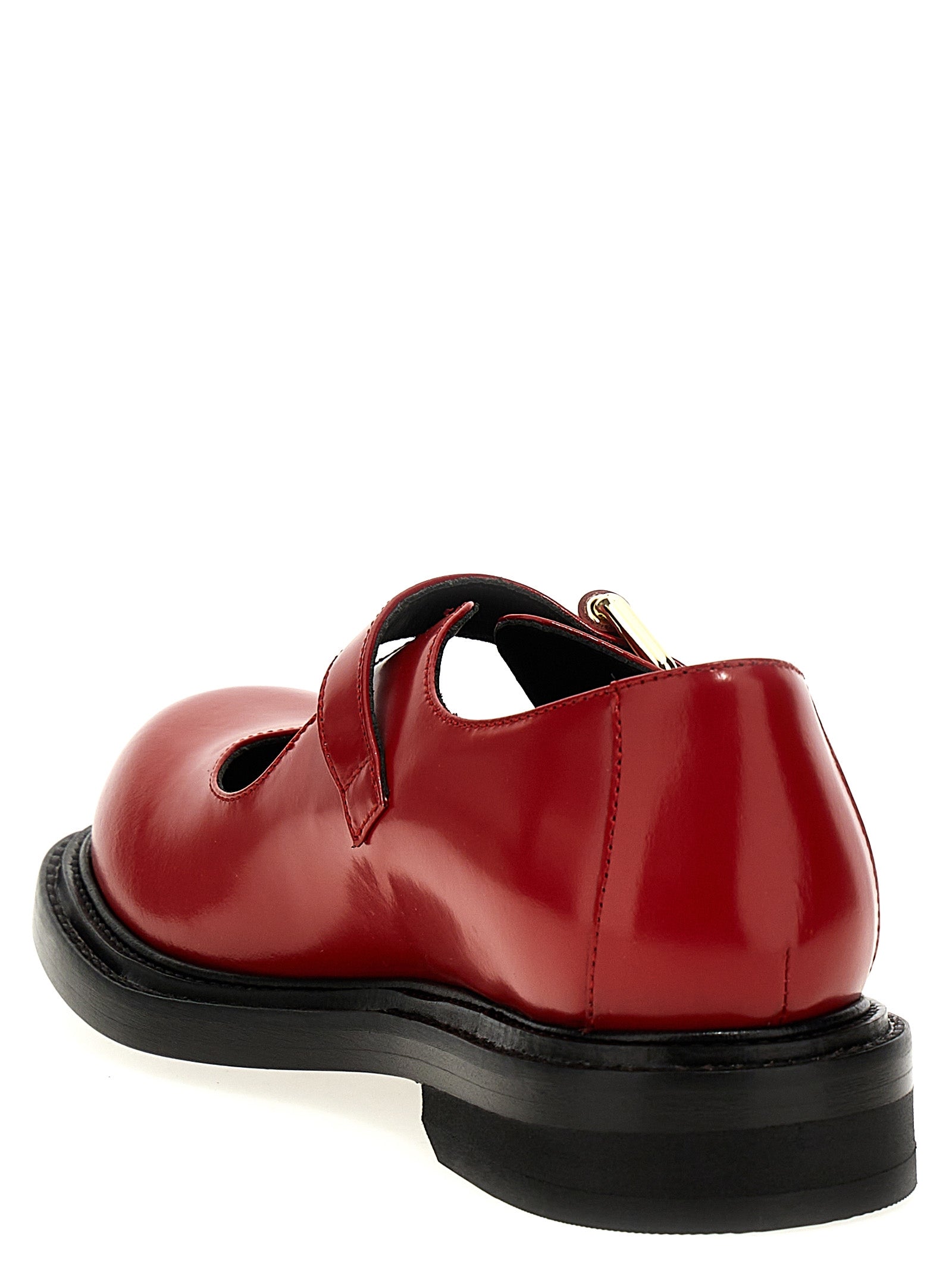 Moschino Multicolor Calfskin Women's Flats