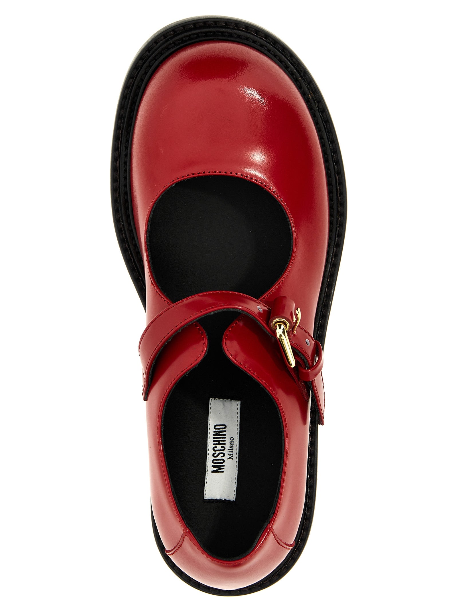 Moschino Multicolor Calfskin Women's Flats