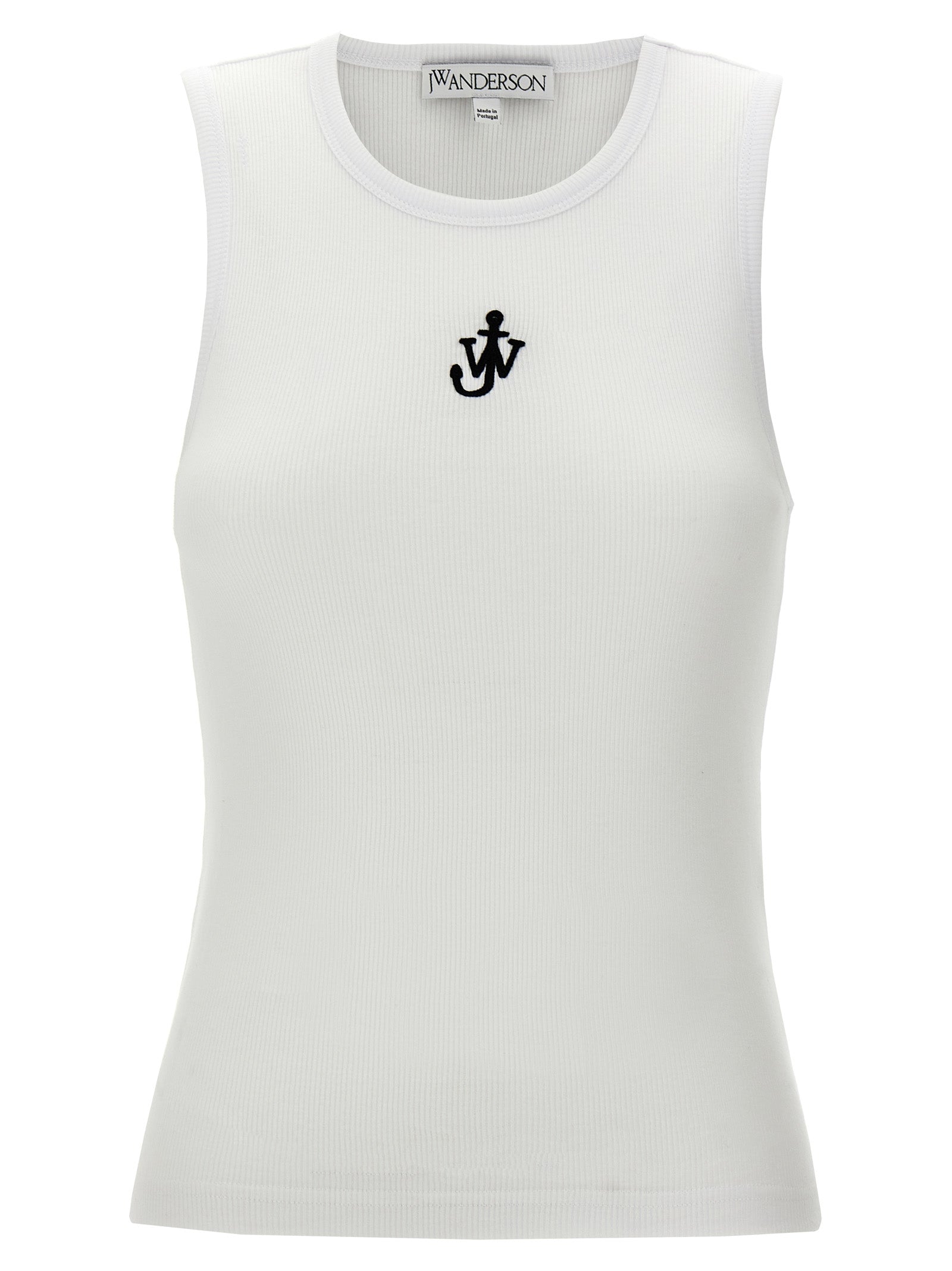 J.W.Anderson Bicolor Cotton Sleeveles Women's T-Shirt