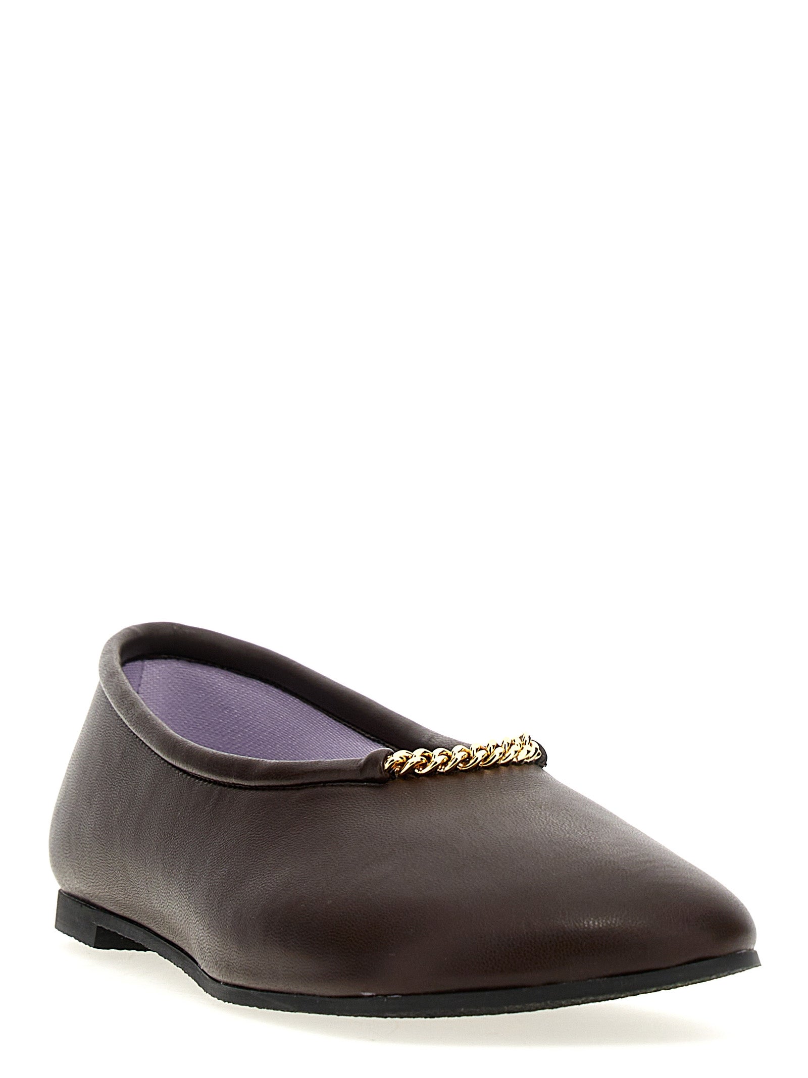 Stella McCartney Brown Polyethylene Ballet Women's Flats