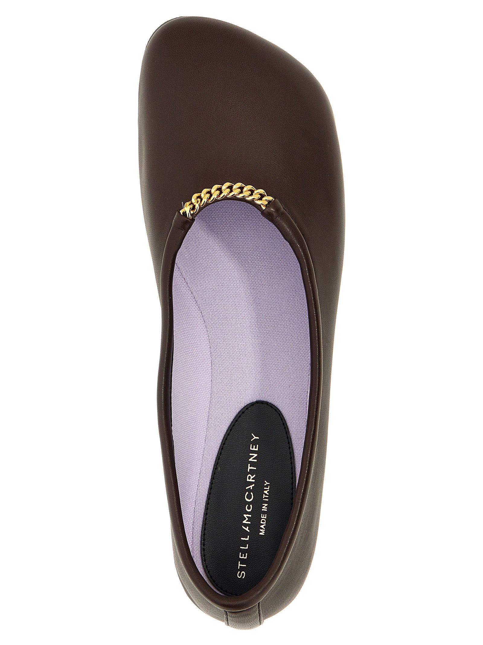 Stella McCartney Brown Polyethylene Ballet Women's Flats