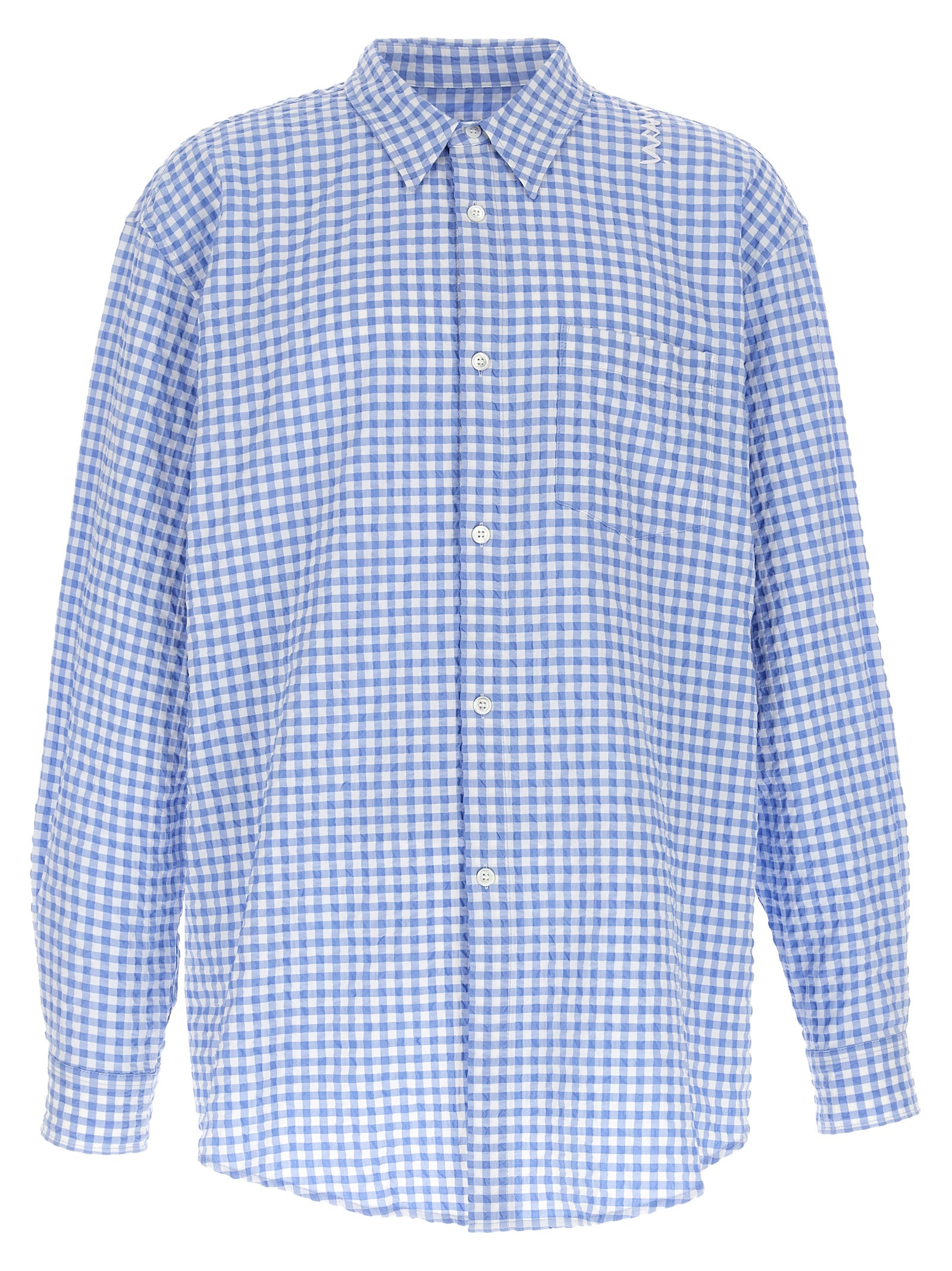 Marni Blue Polyamide Men's Blouse