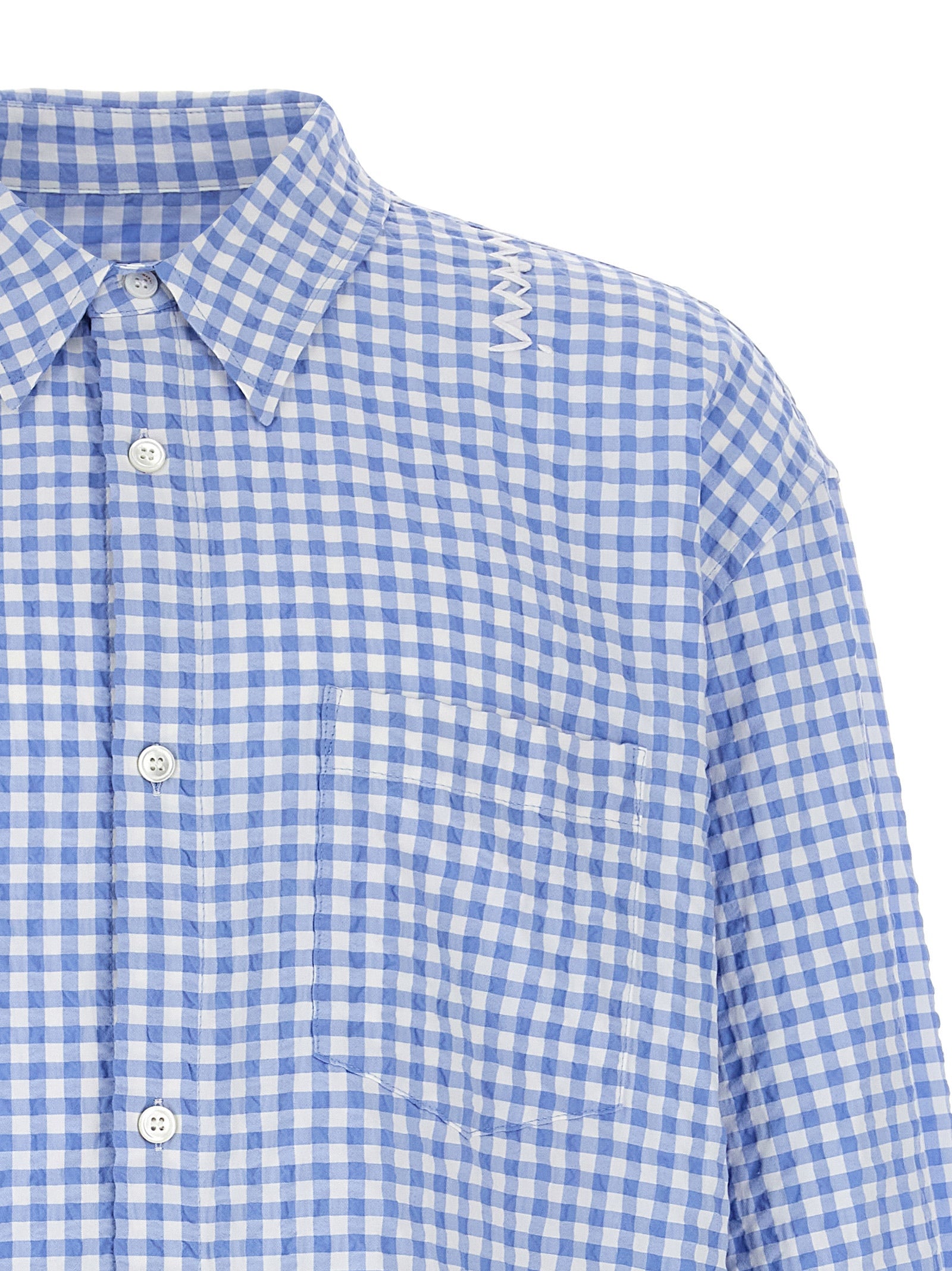 Marni Blue Polyamide Men's Blouse
