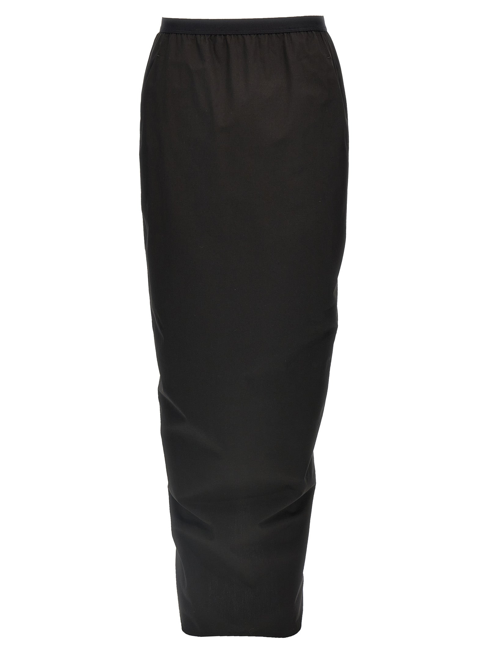 Rick Owens Black Cotton Mini Women's Skirt