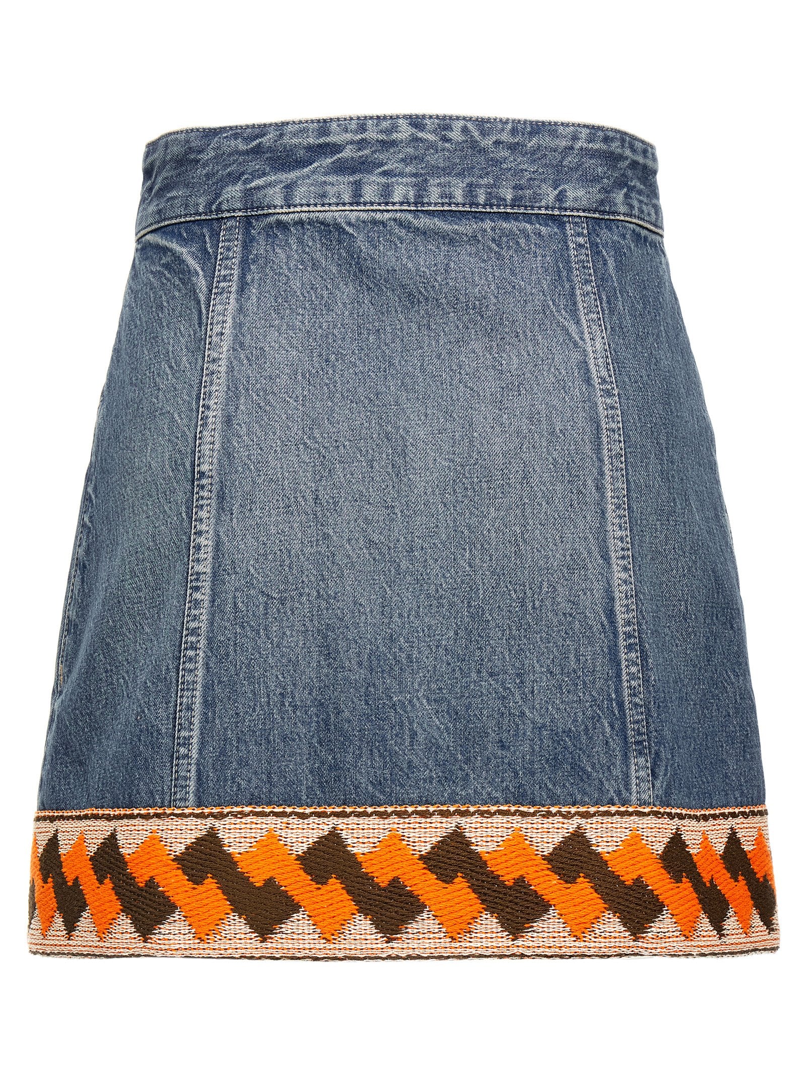 Valentino Garavani Multicolor Cotton Long Women's Skirt