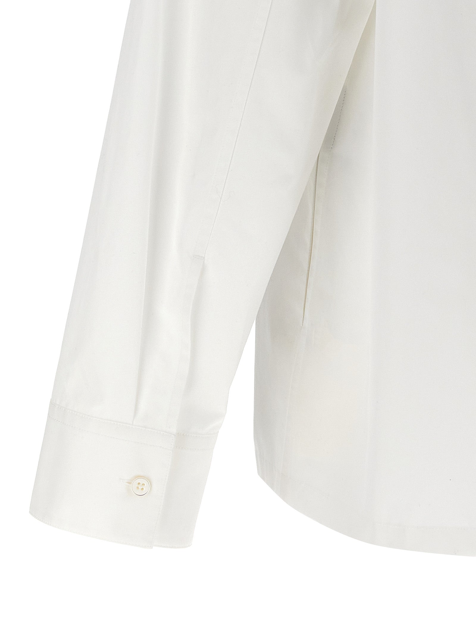 Jil Sander White Cotton Men's Blouse