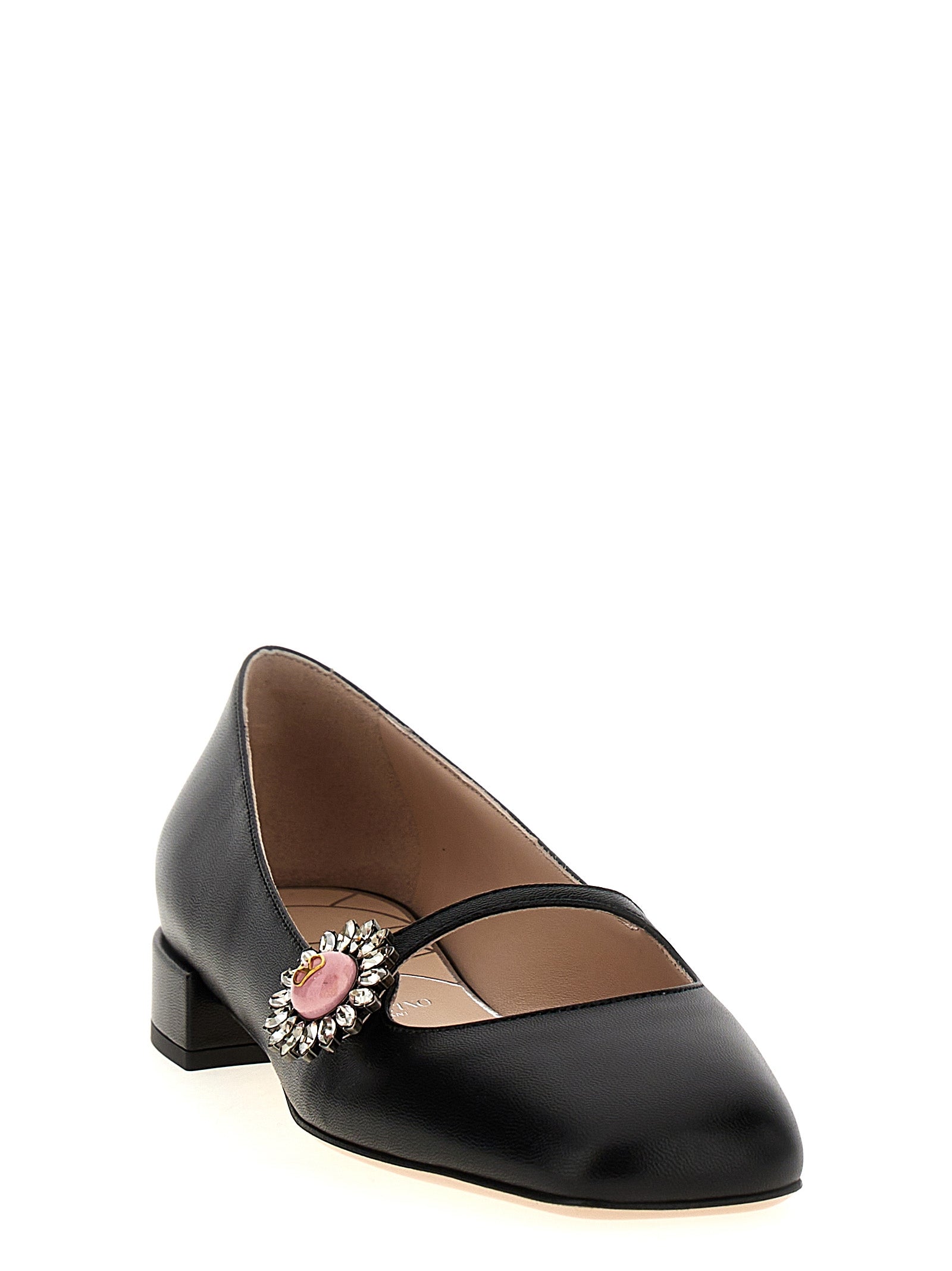 Valentino Garavani Black Calfskin Ballet Women's Flats