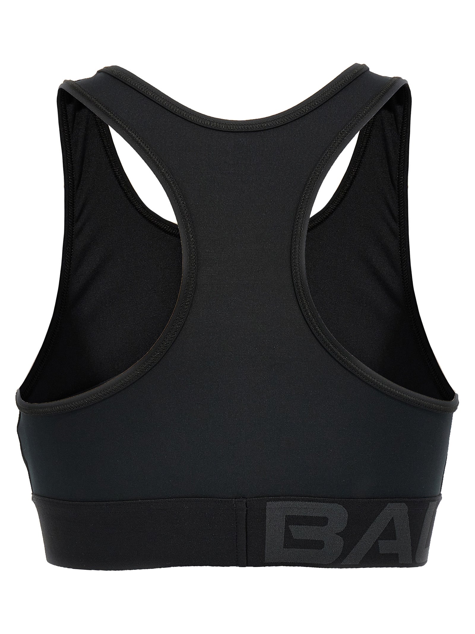 Balenciaga Black Polyester Sport Women's Bra