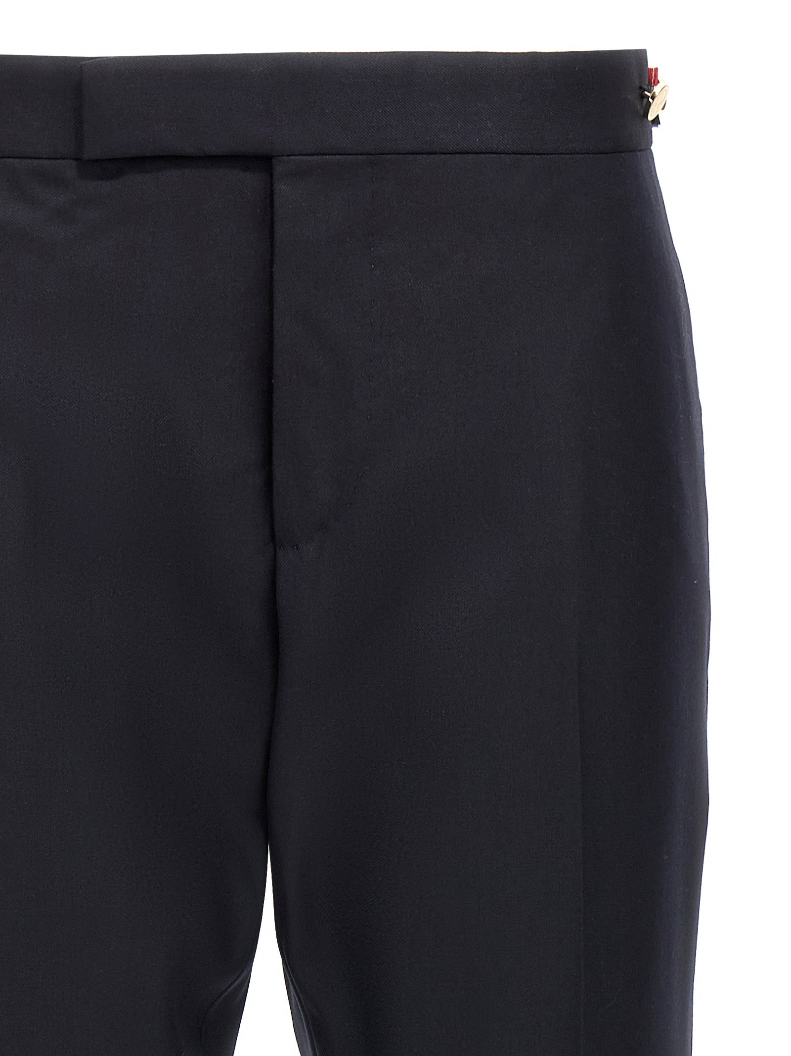 Thom Browne Blue Wool Casual Men's Pants