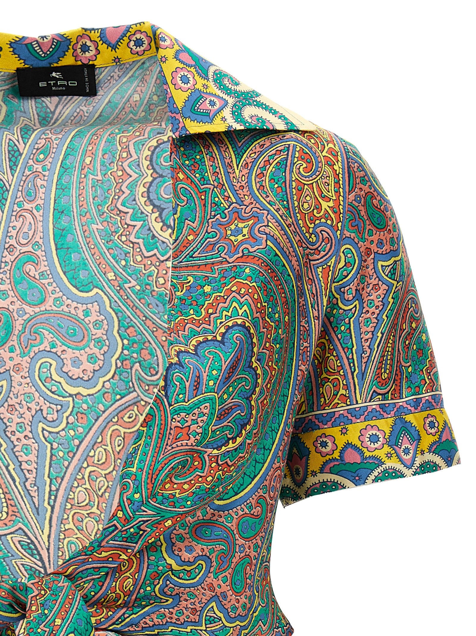 Etro Multicolor Silk Pattern Women's Shirt