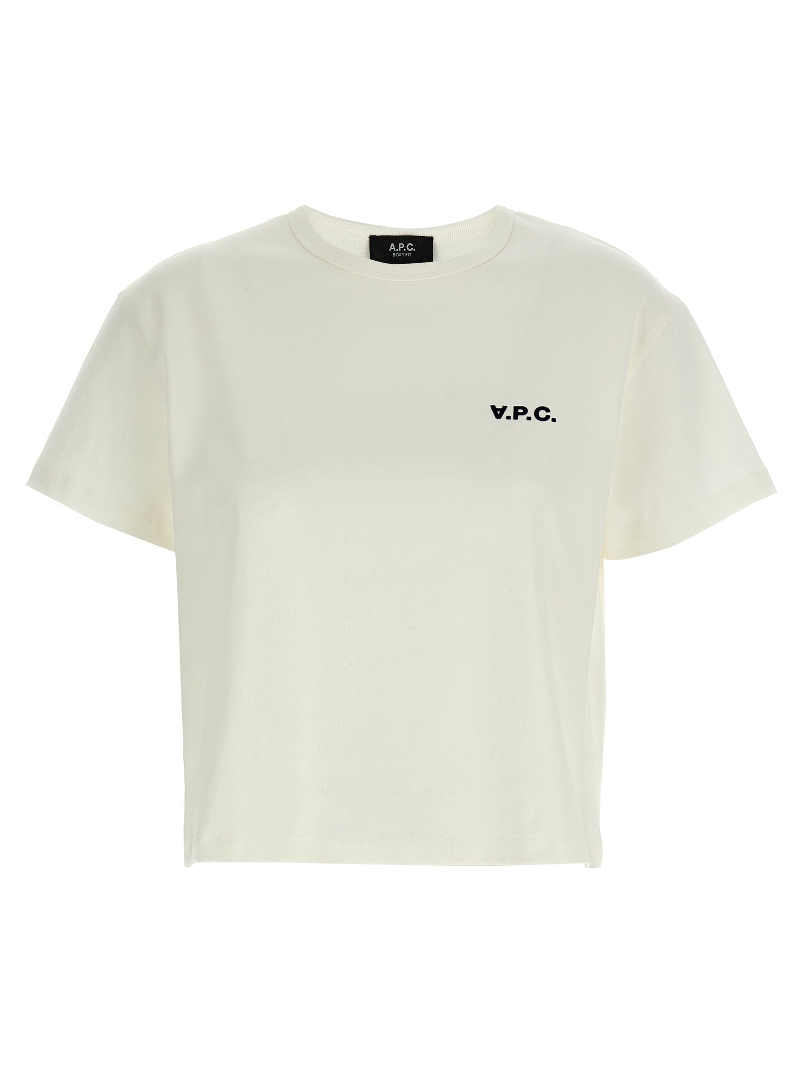 A.P.C. White Cotton Women's T-Shirt