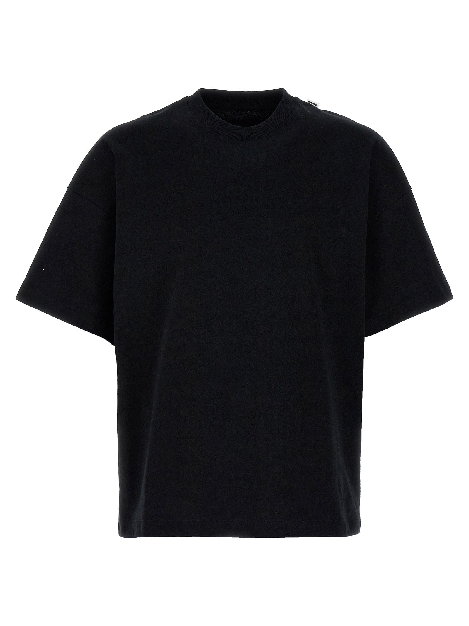 Jil Sander Black Cotton Men's T-Shirt