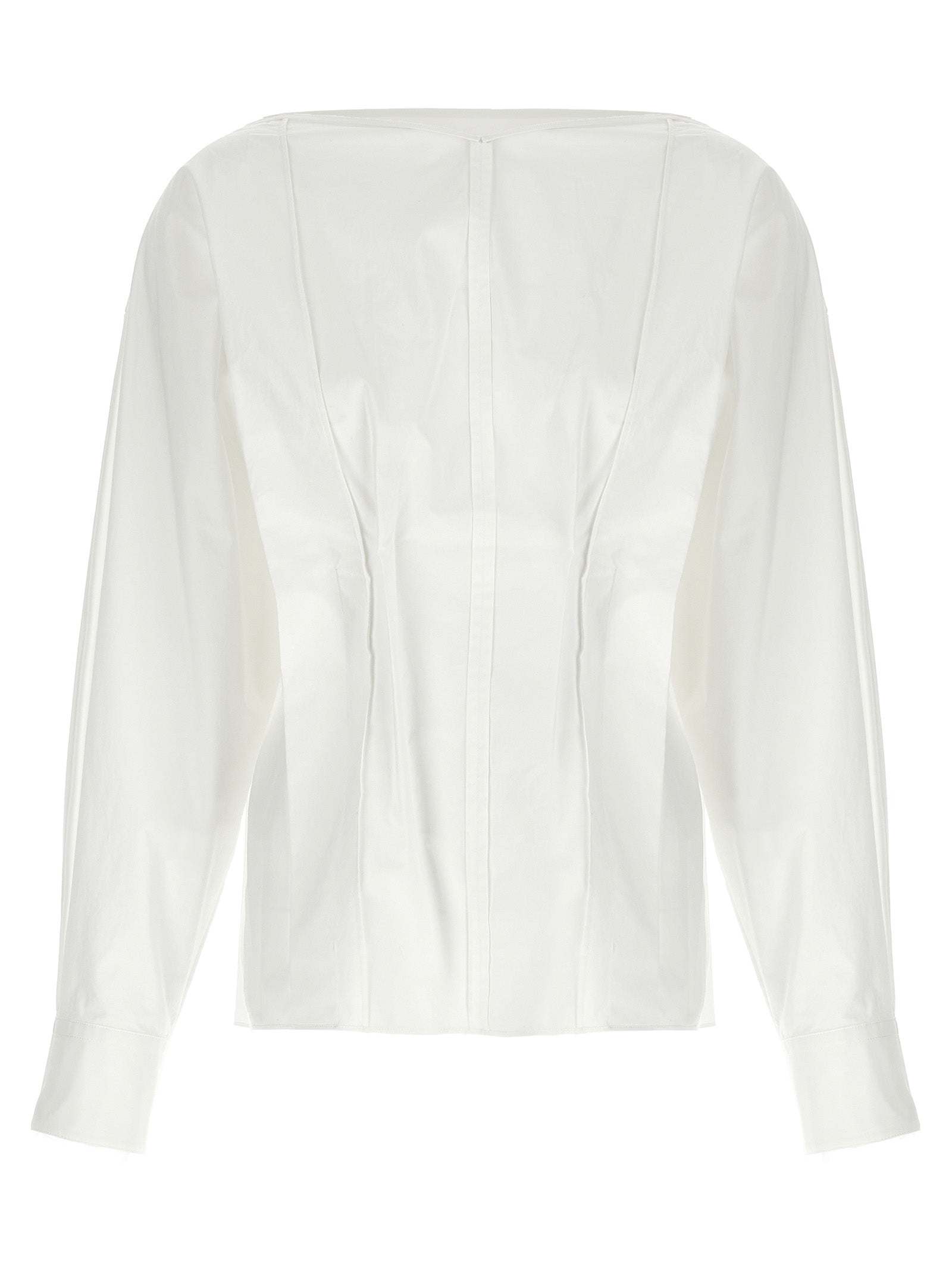 Khaite White Cotton Women's Blouse