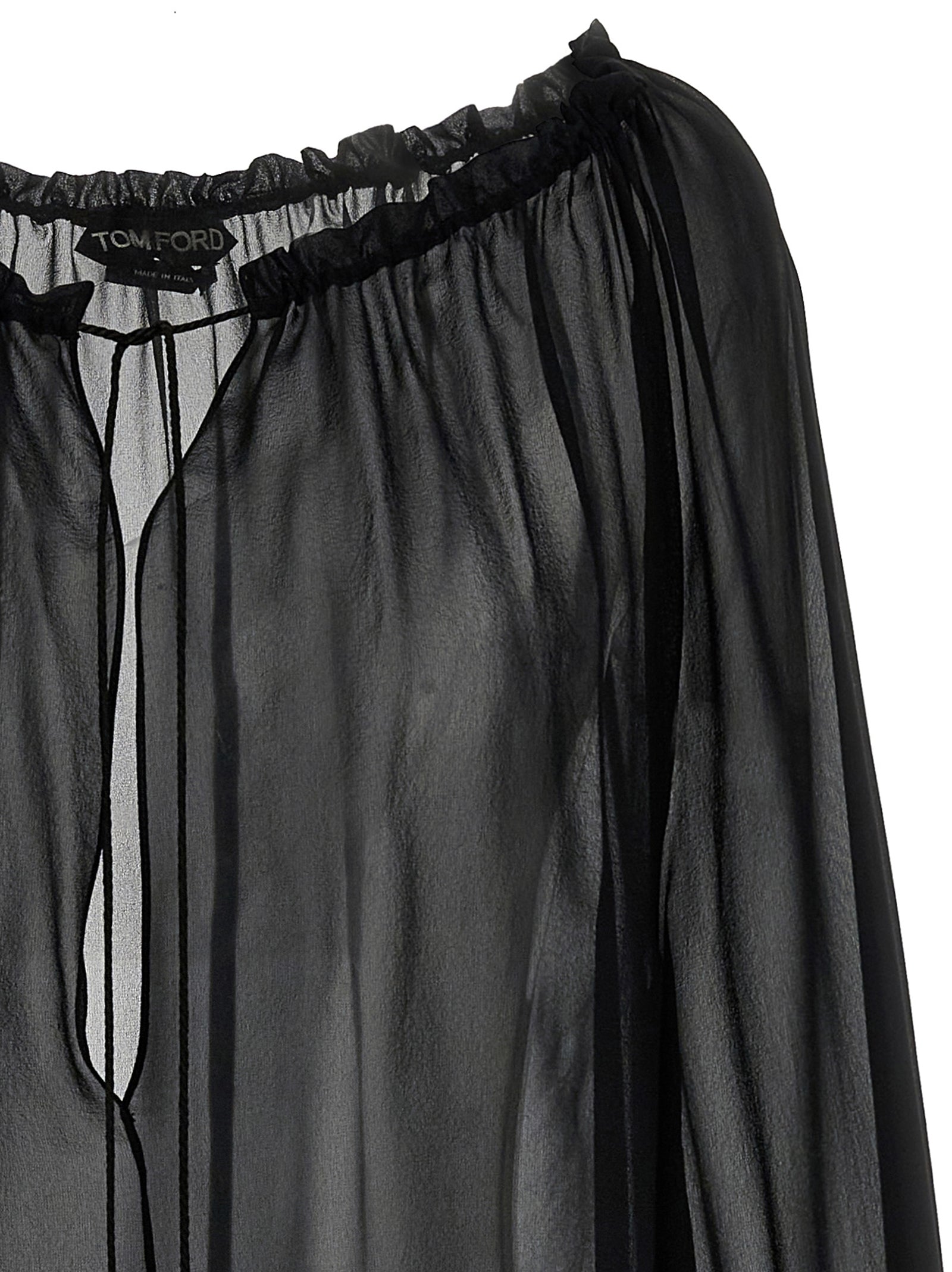 Tom Ford Black Silk Women's Blouse