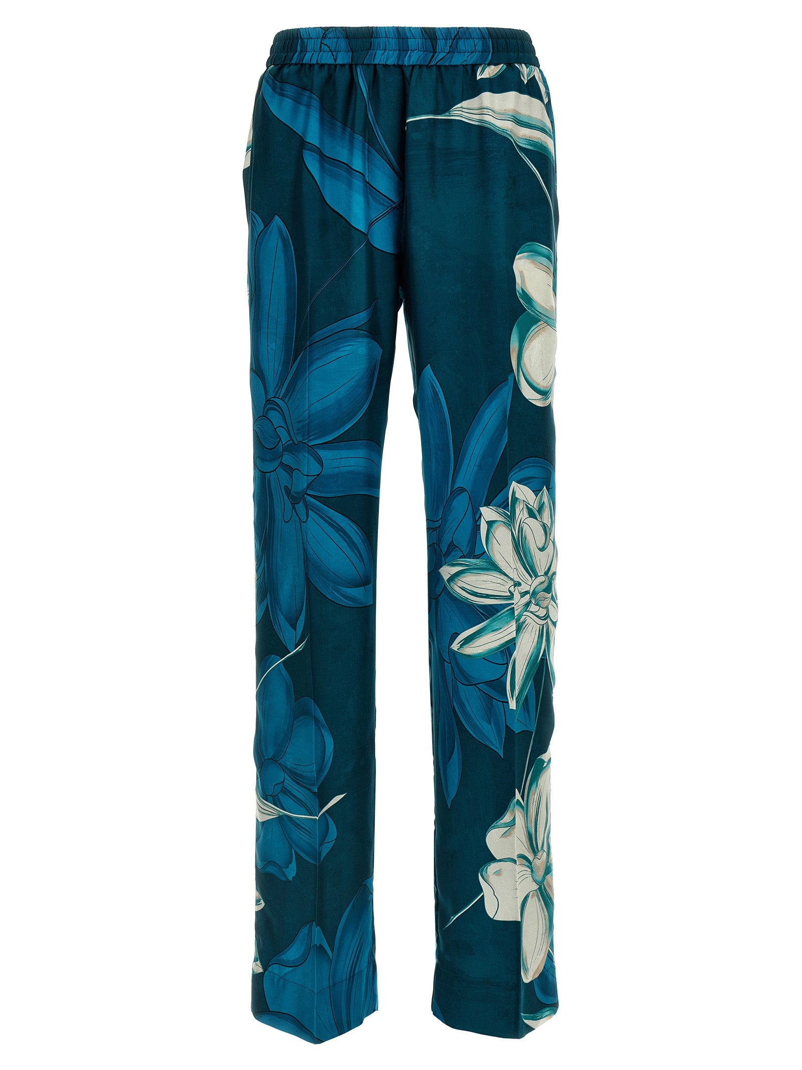 F.R.S. - FOR RESTLESS SLEEPERS Multicolor Silk Casual Women's Pants