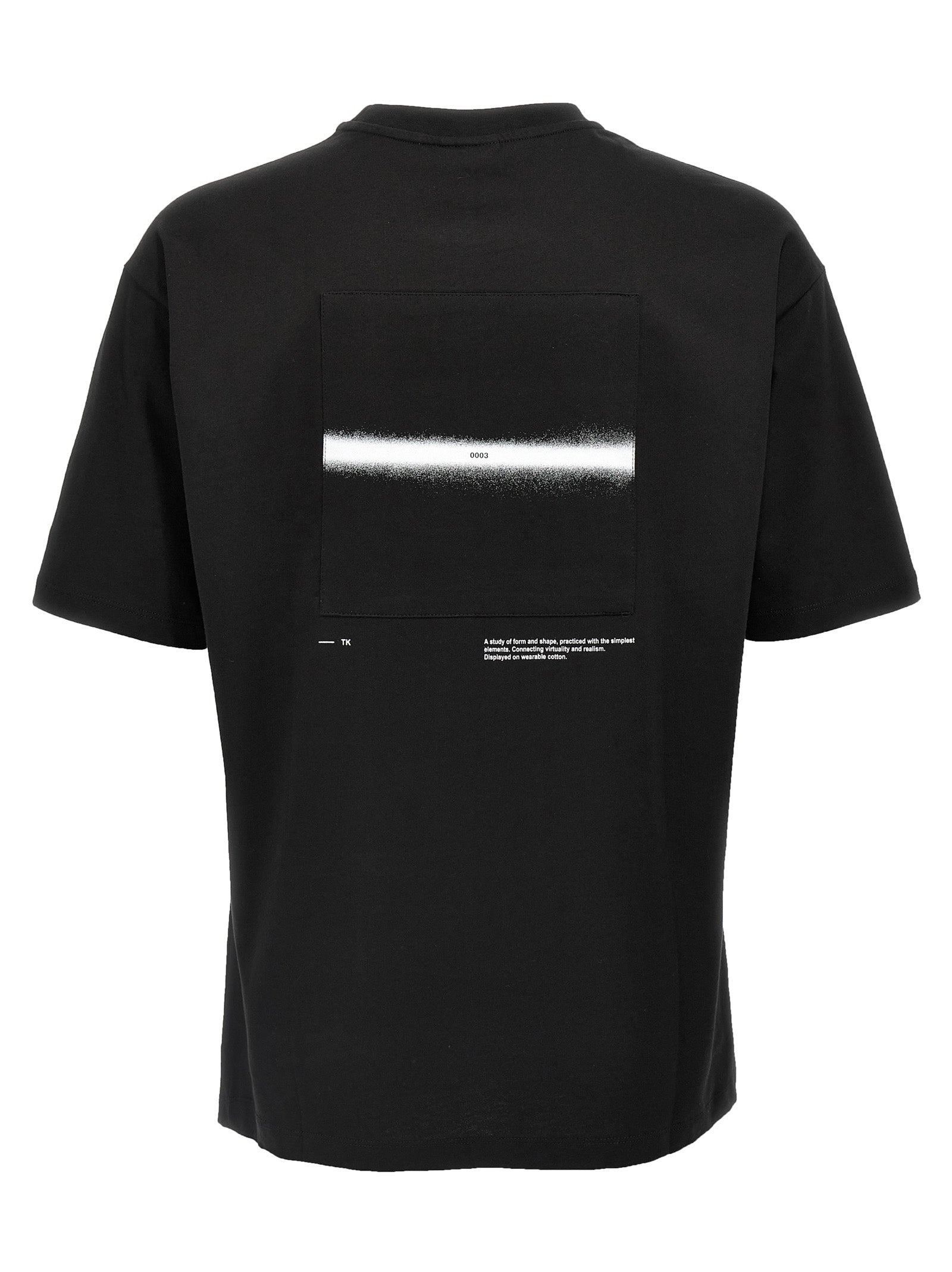 Thom Krom Black Cotton Men's T-Shirt