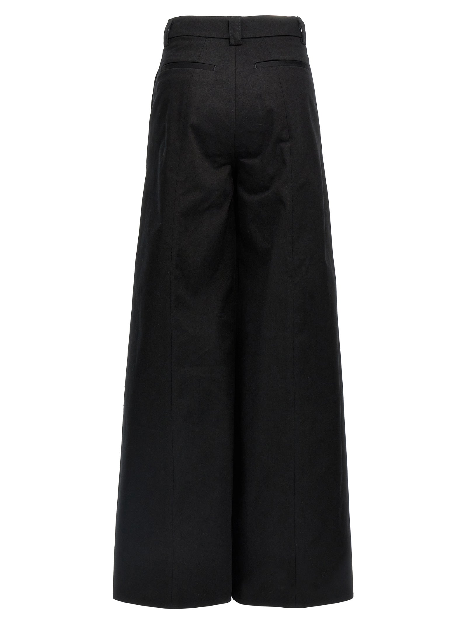THELATEST Black Cotton Casual Women's Pants