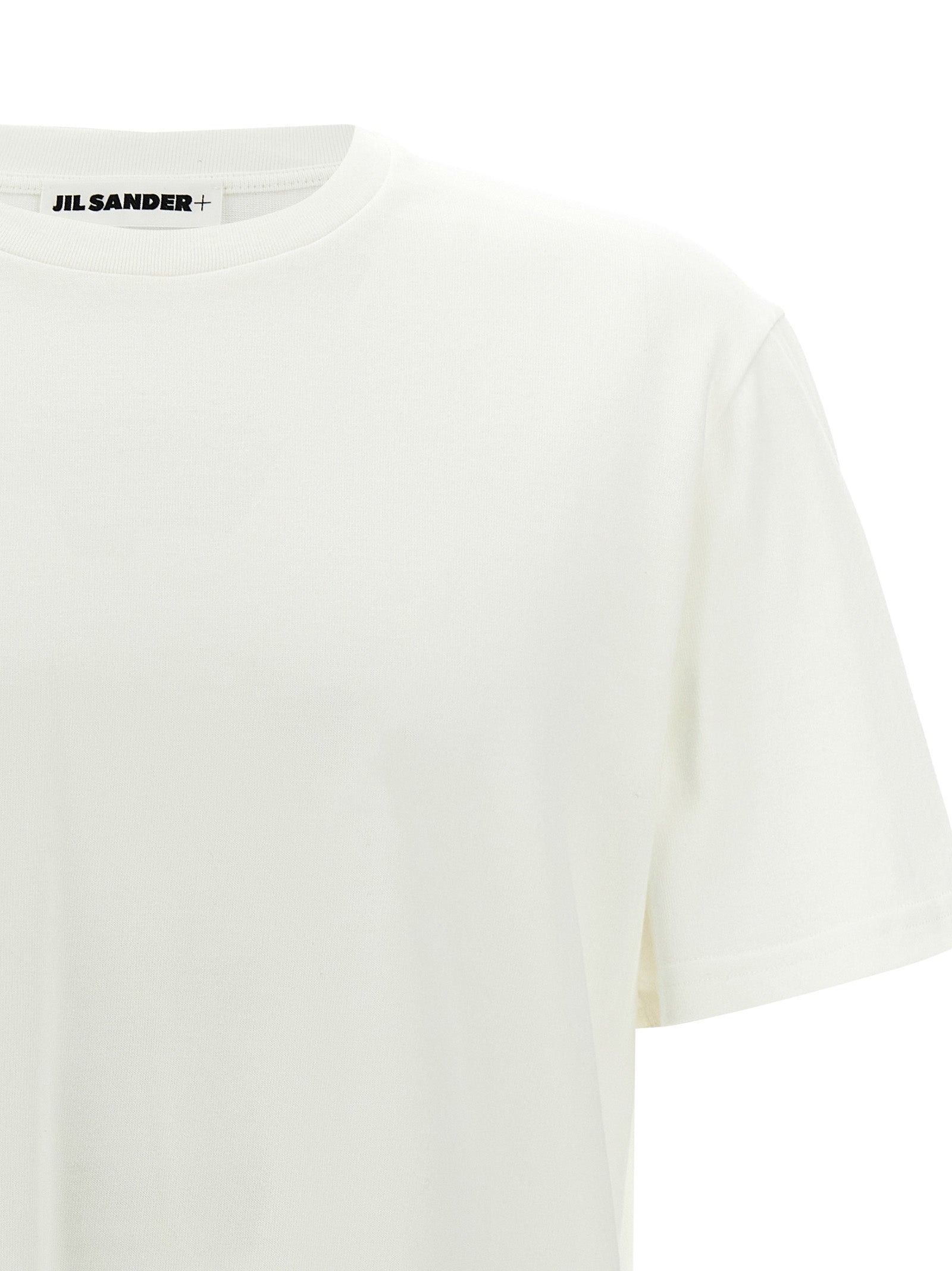 Jil Sander White Cotton Men's T-Shirt