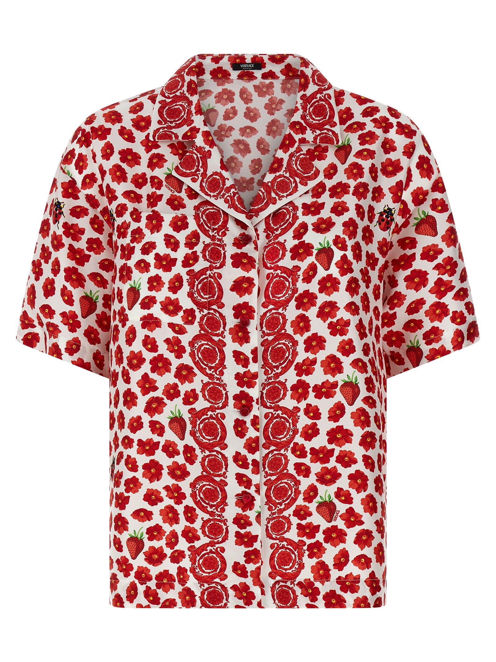 Versace Multicolor Silk Women's Blouse