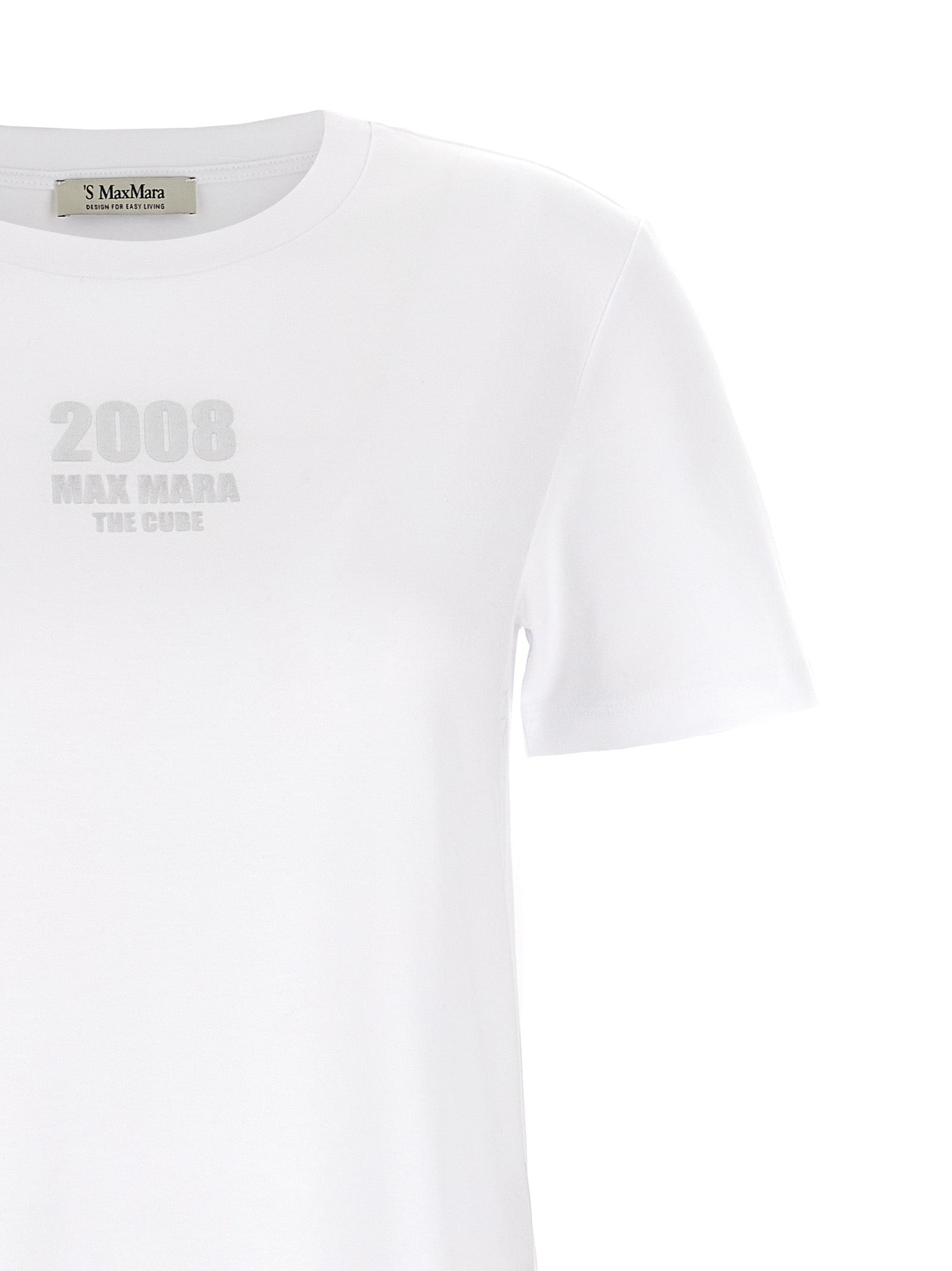 'S Max Mara White Cotton Women's T-Shirt