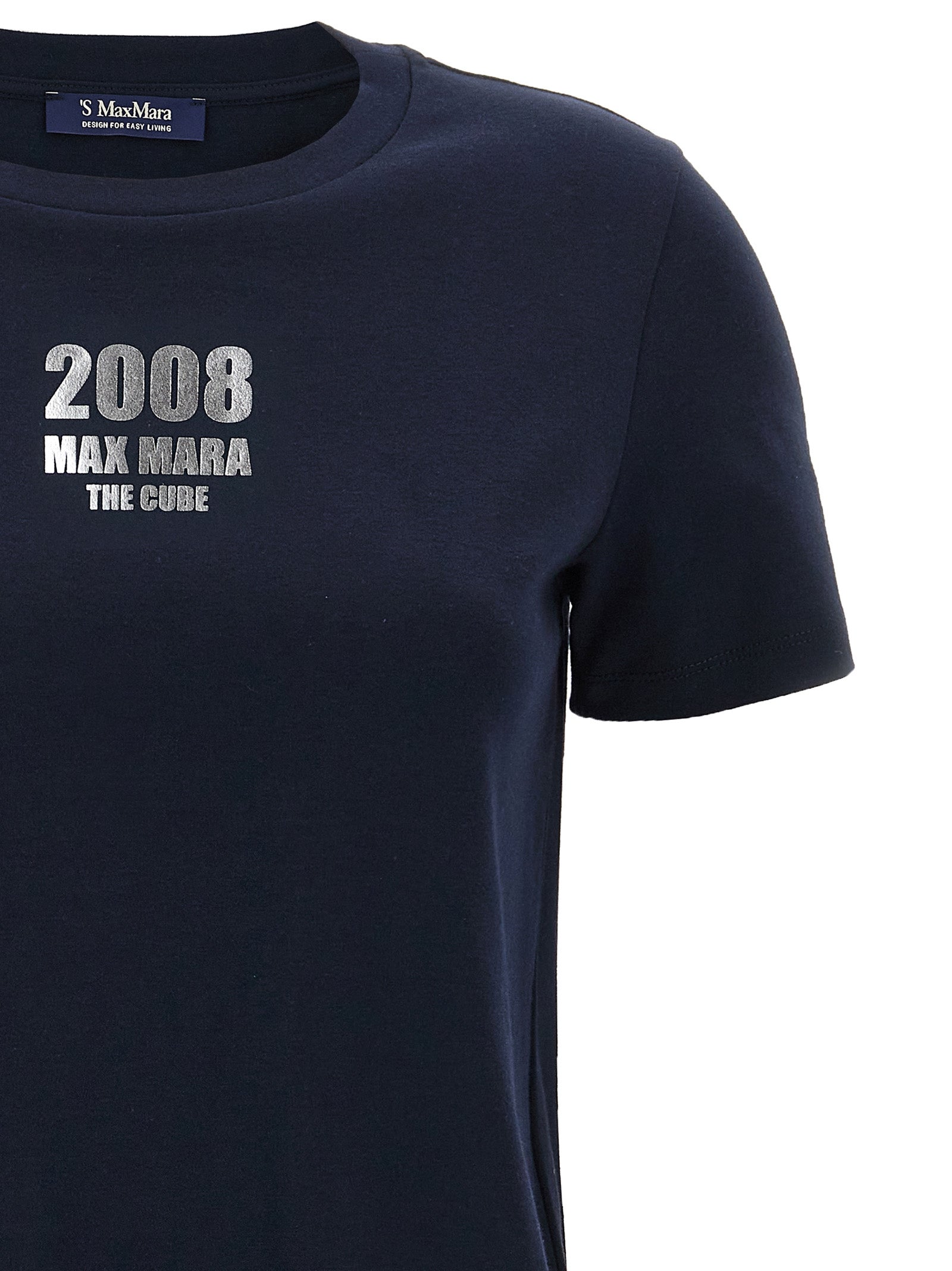 'S Max Mara Blue Cotton Women's T-Shirt