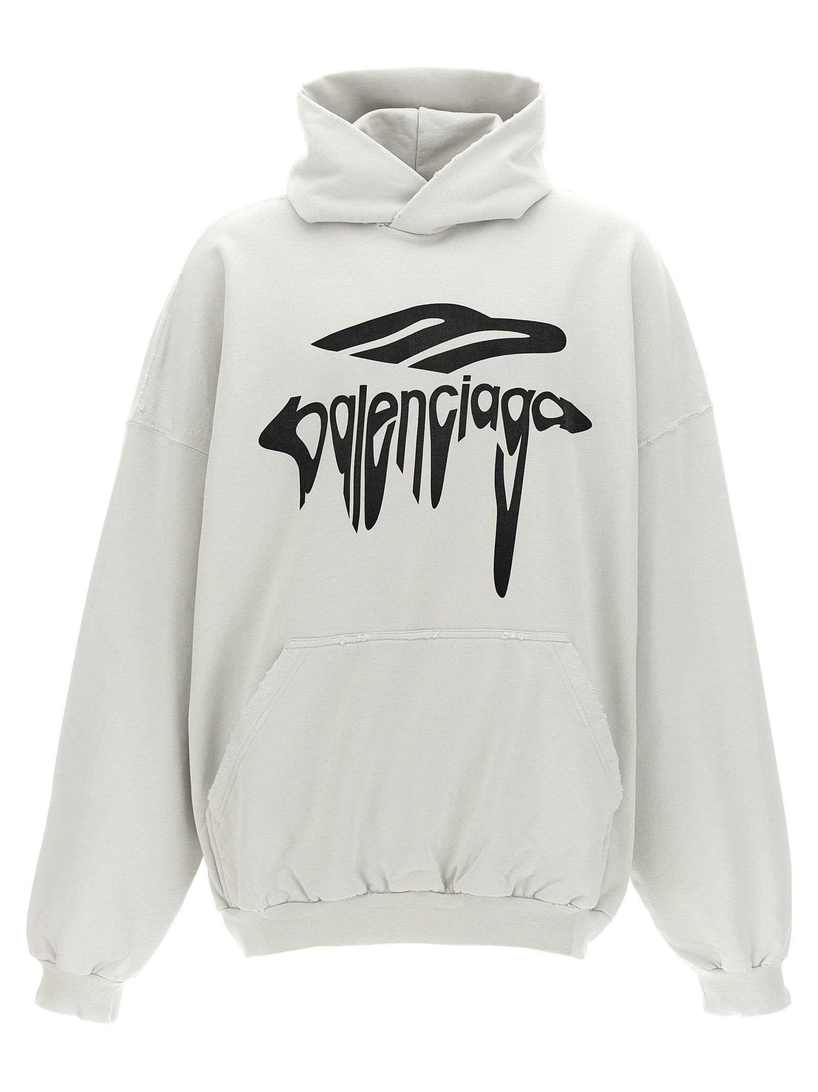 Balenciaga White Cotton Women's Sweatshirt