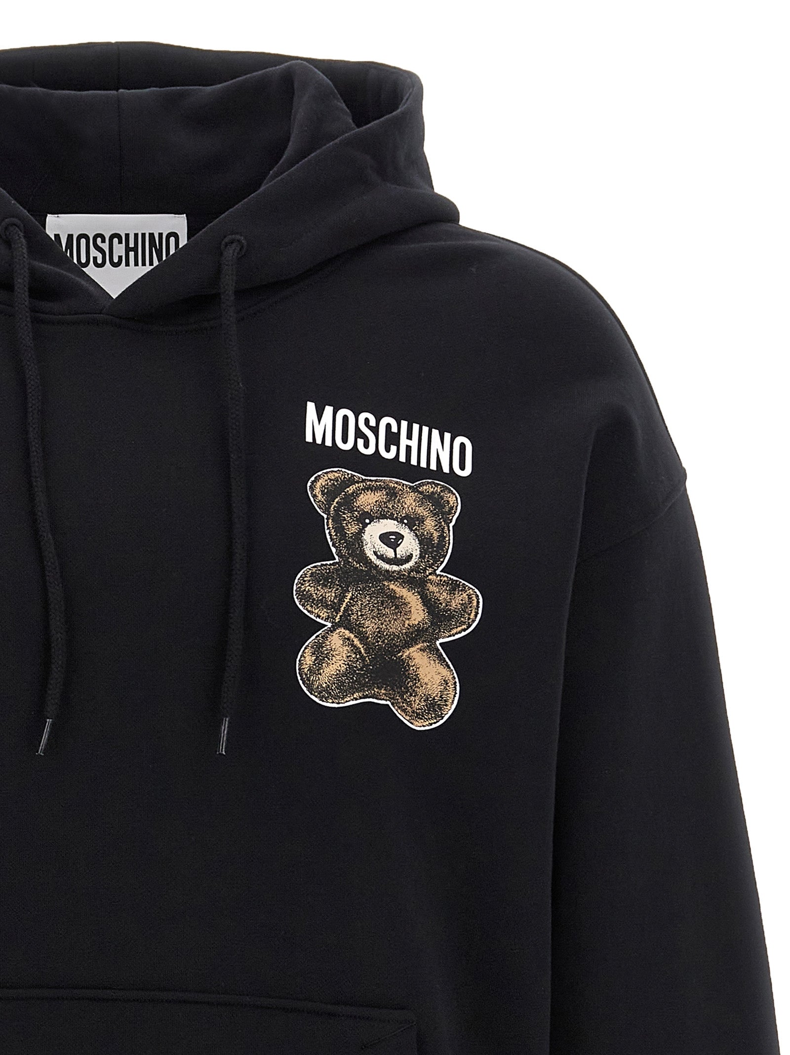 Moschino Black Cotton Men's Sweatshirt