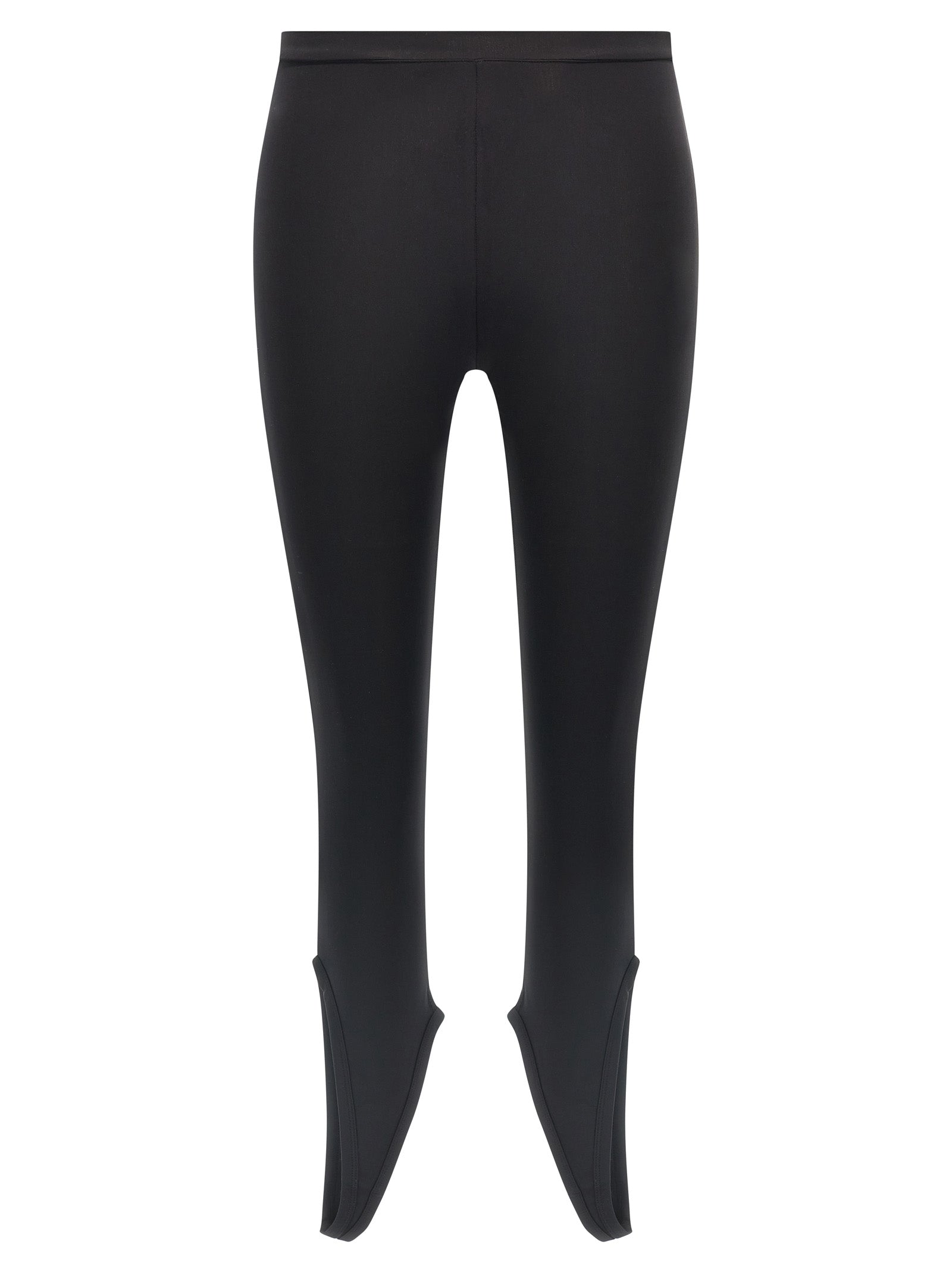 Courrèges Black Polyamide Women's Leggings
