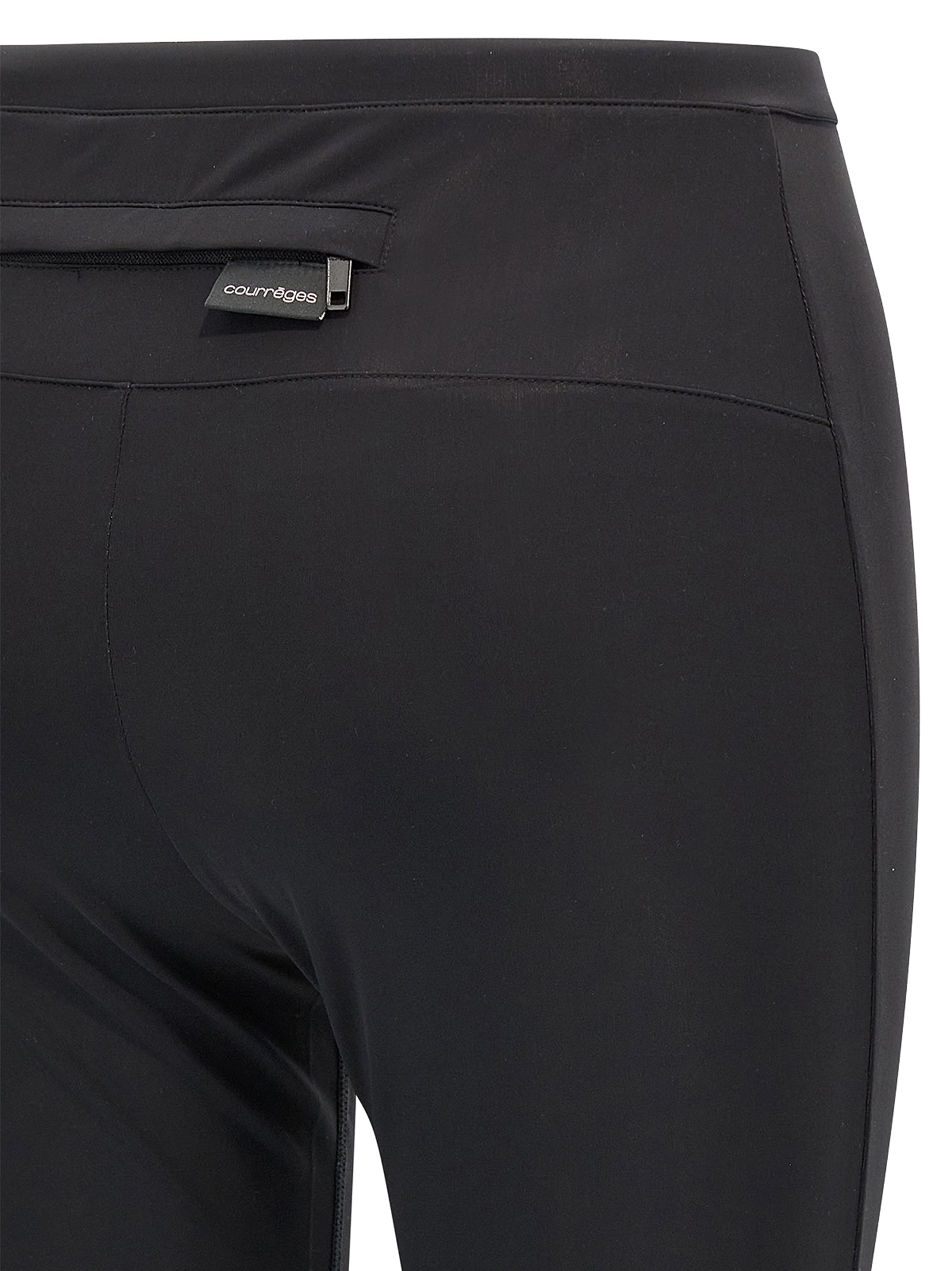 Courrèges Black Polyamide Women's Leggings