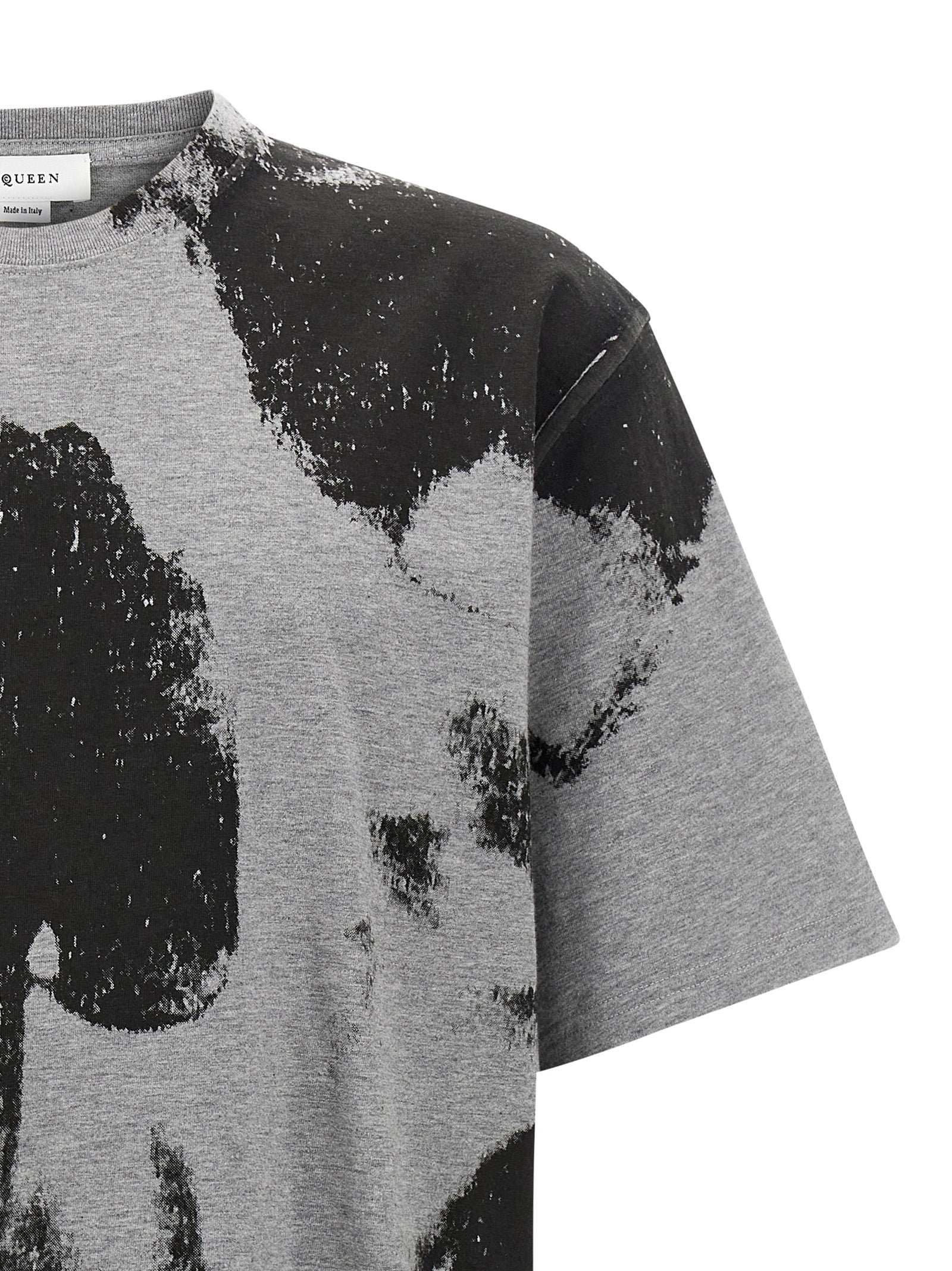 Alexander McQueen Gray Cotton Men's T-Shirt