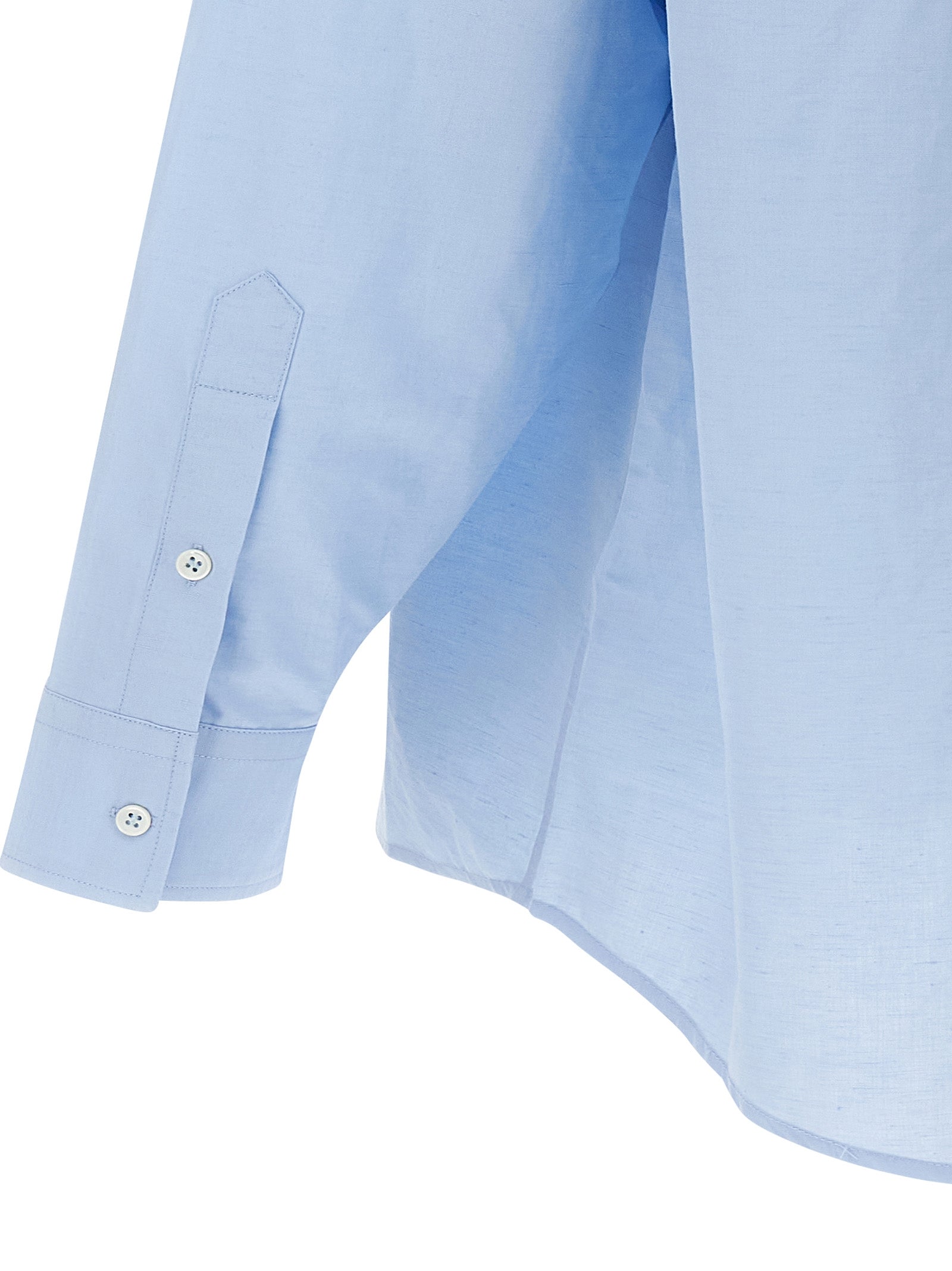 J.W.Anderson Blue Linen Men's Blouse