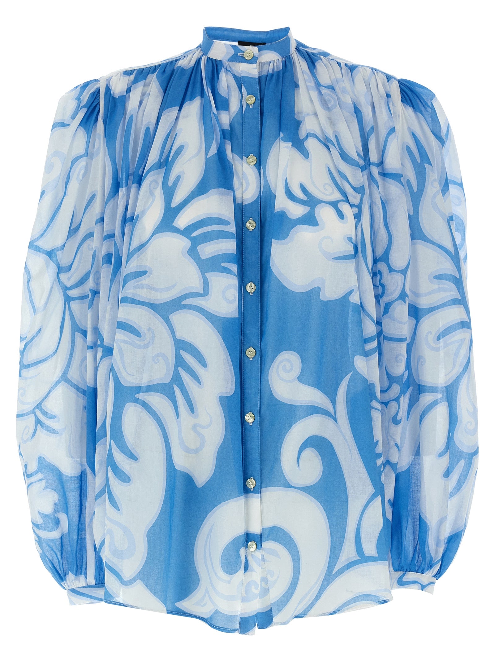 Etro Blue Cotton Women's Blouse
