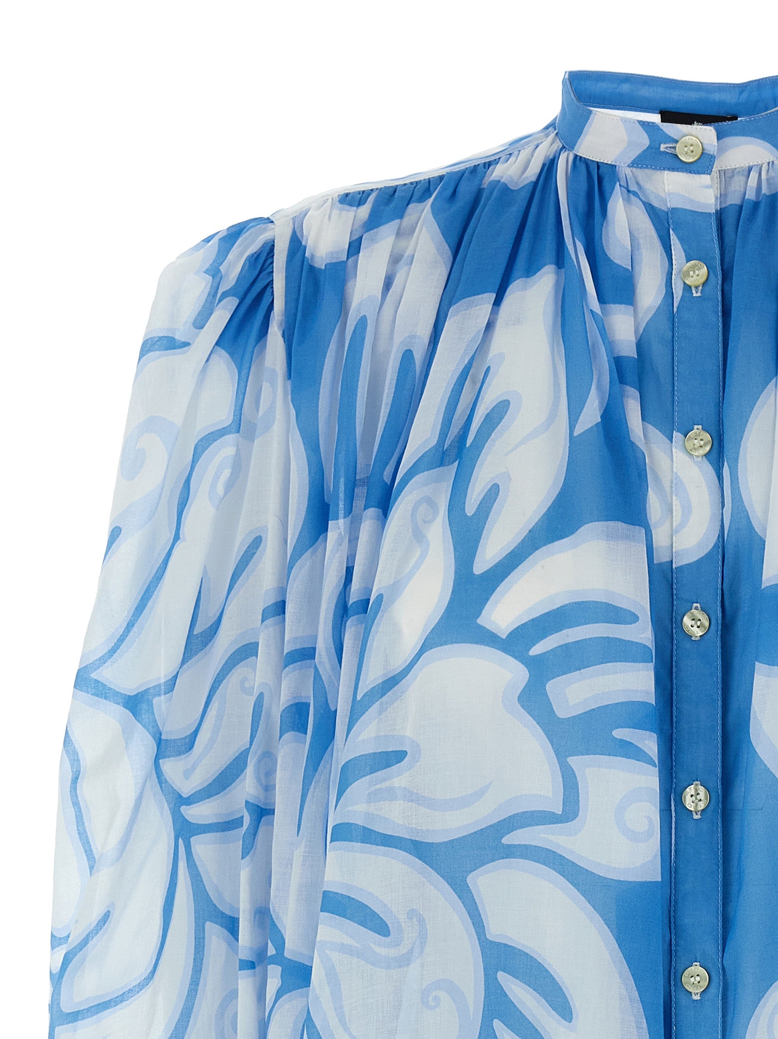 Etro Blue Cotton Women's Blouse