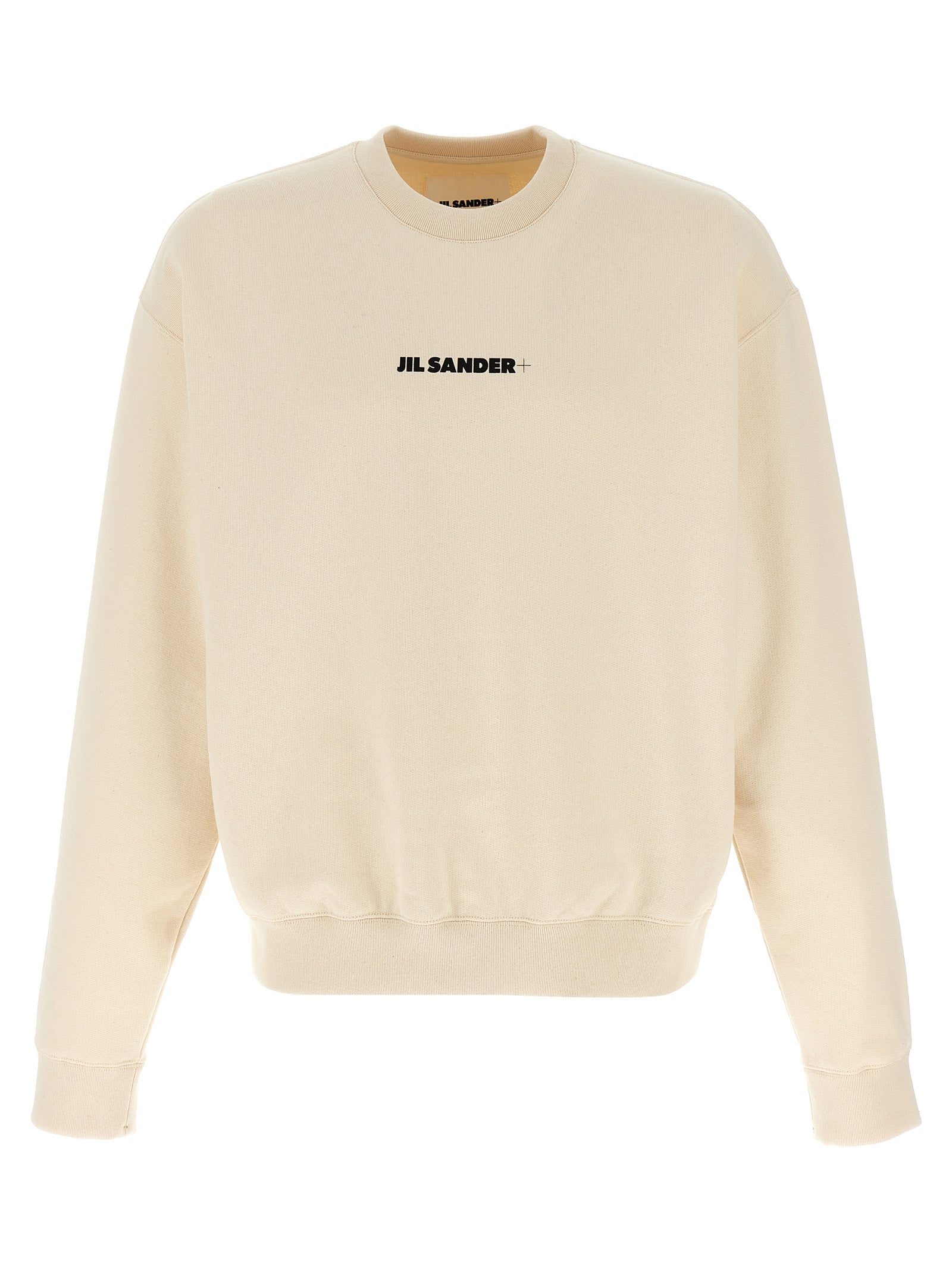 Jil Sander Beige Cotton Men's Sweatshirt