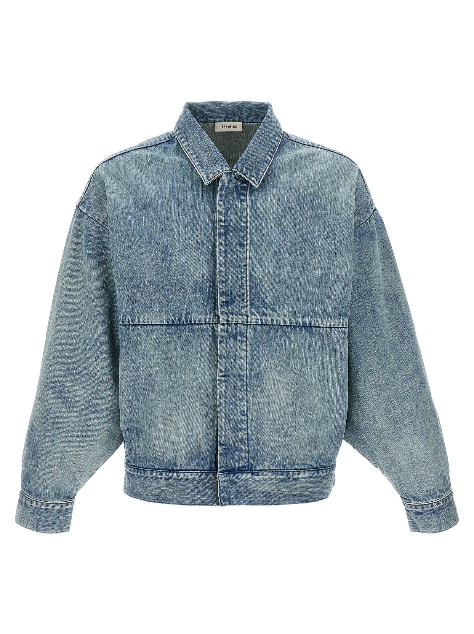 Fear Of God Blue Cotton Denim Men's Jacket
