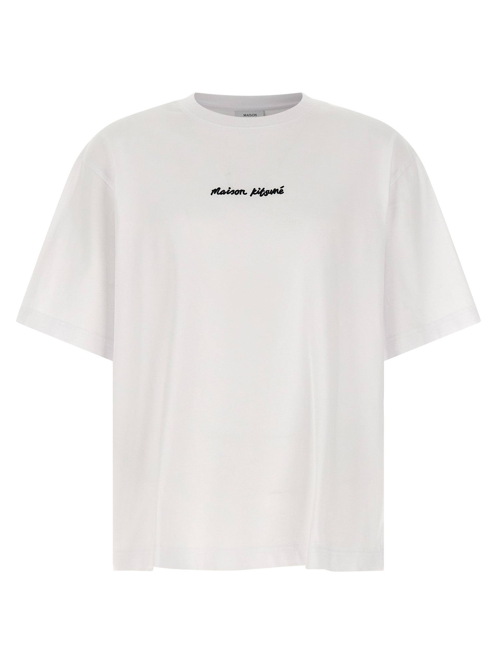 Maison Kitsuné White Cotton Men's T-Shirt